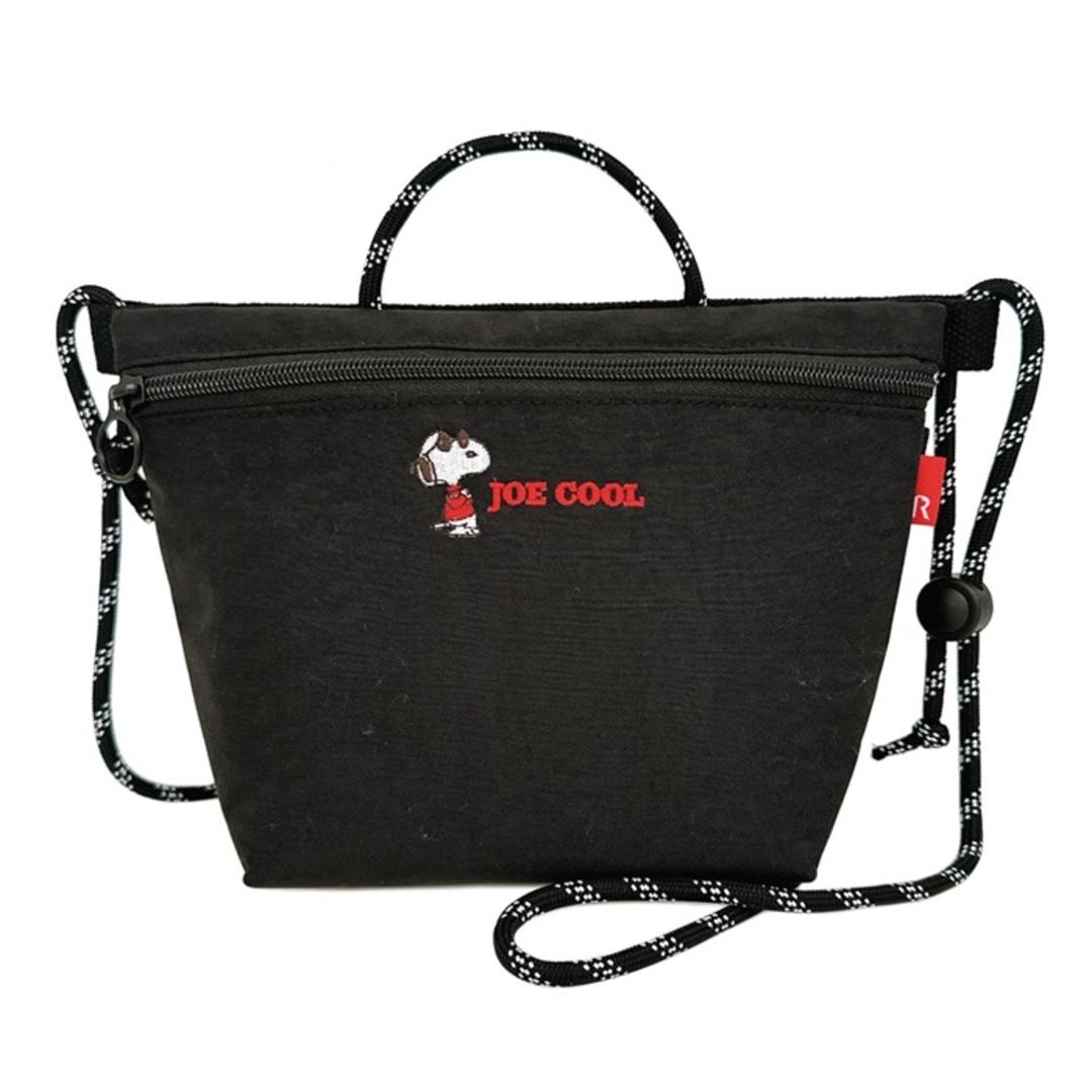 ルートート スヌーピー ROOTOTE 8438 通販 ショルダーバッグ ミニショルダーバッグ ショルダーバック 斜めがけバッグ サコッシュ SNOOPY SACOCHE 軽量 軽い メンズ 大人 かわいい おしゃれ シンプル 可愛い 洗える 洗濯機 Black ・