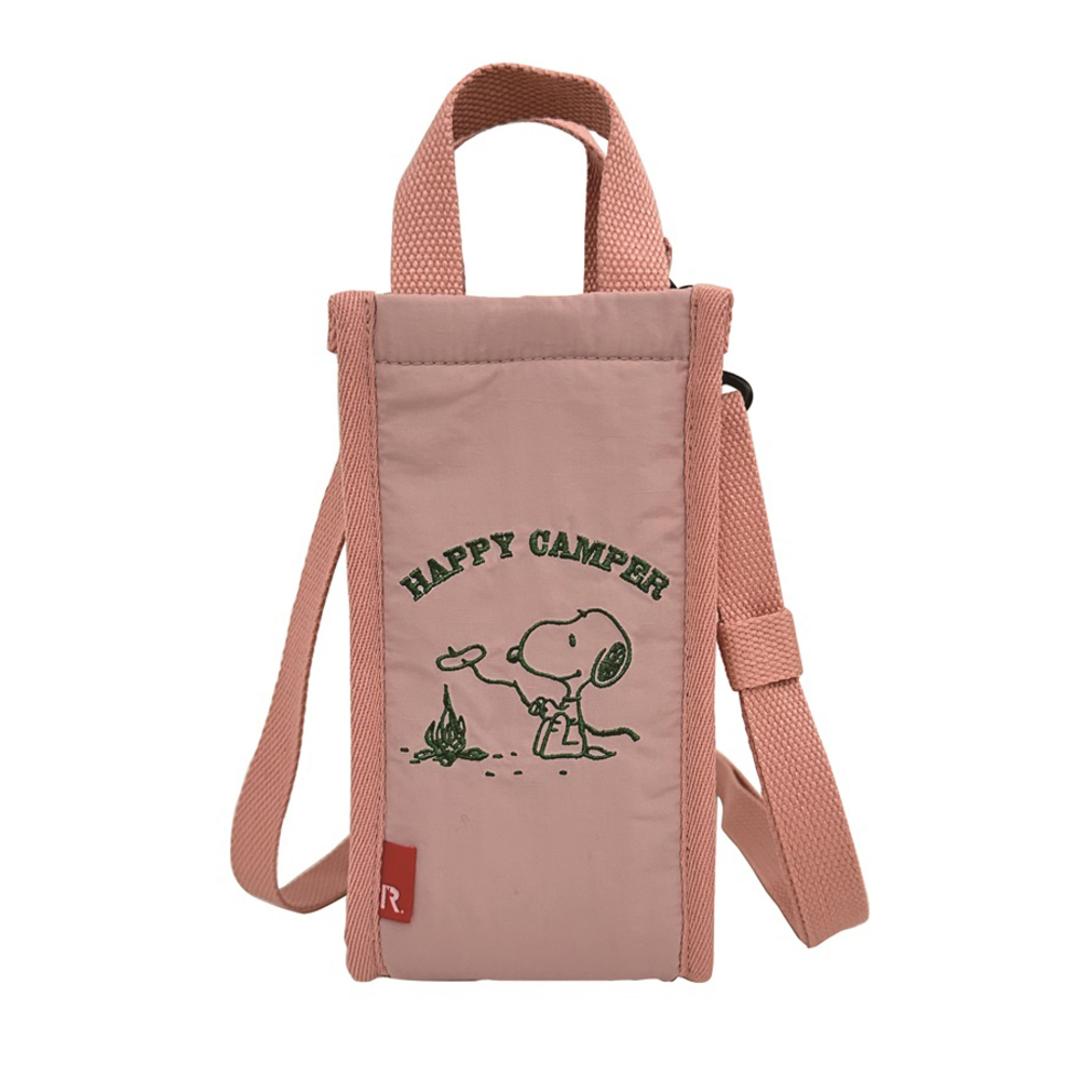 ルートート スヌーピー ショルダーバッグ 通販 ROOTOTE 8606 ショルダーバック ボトルホルダー 保冷バッグ 肩掛け 斜めがけ ナイロン 洗濯機で洗える 簡易保冷 おしゃれ かわいい ピーナッツ Thermo-Keeper サーモキーパー レディース HCAMPER ・