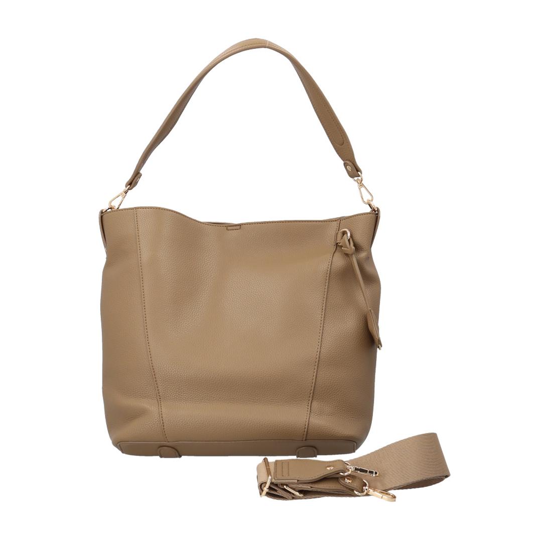 Rename バッグ リネーム RSG25069 通販 ショルダーバッグ ショルダーバック 通勤バッグ お仕事バッグ ビジネスバッグ 斜めがけバッグ 肩掛けバッグ レディース A4 通勤 通学 きれいめ 上品 軽量 軽い 合皮 フェイクレザー 大人 女性 無地 トープ ・