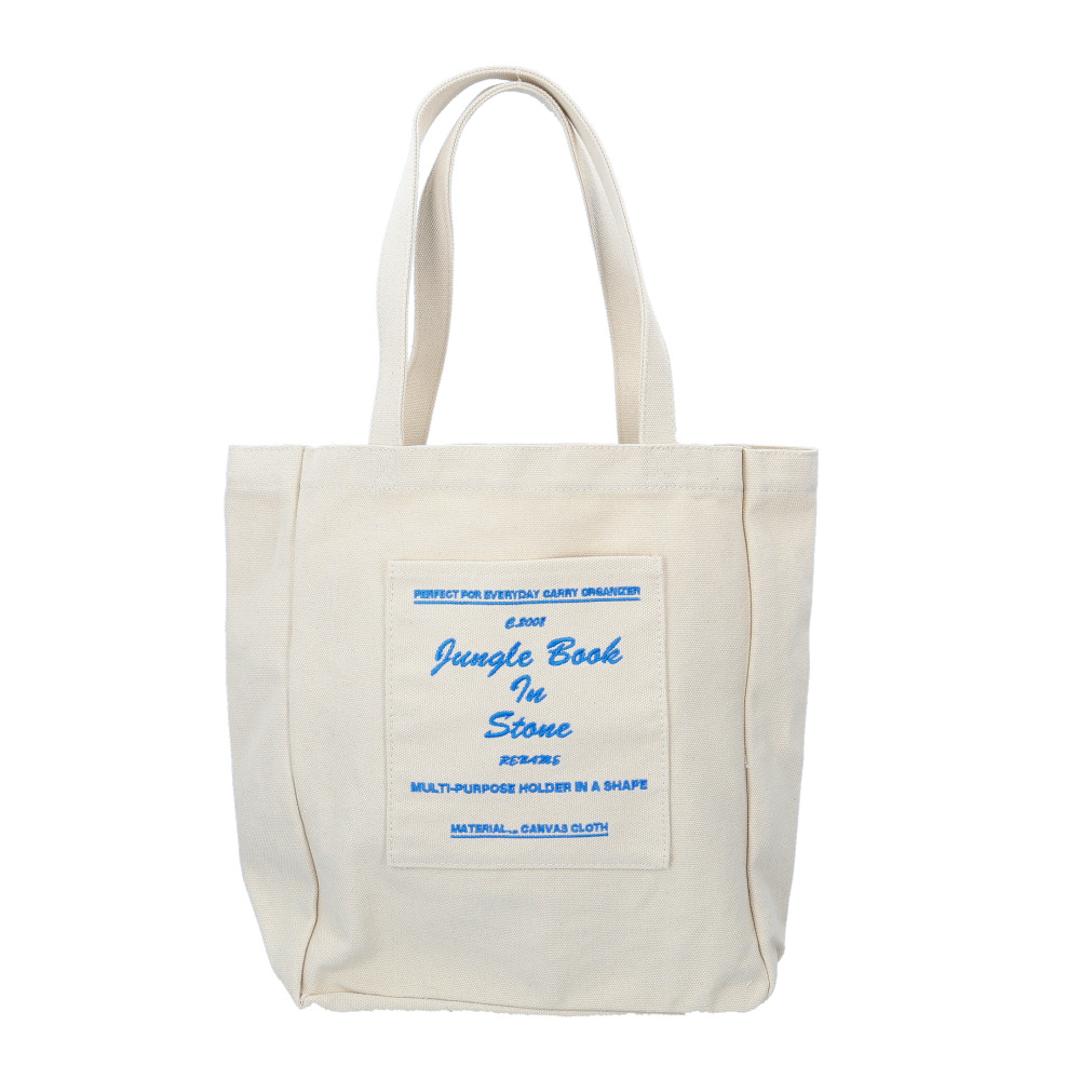 トップハウス Rename リネーム トートバッグ 大容量 通販 マーケットバッグ マーケットバック トートバック エコバッグ エコバック 手提げ 縦型 持ち手 帆布 軽量 布 キャンバス ハンプ プリント レディース メンズ 男女兼用 ナチュラル シンプル ナチュラル/ブルー ・