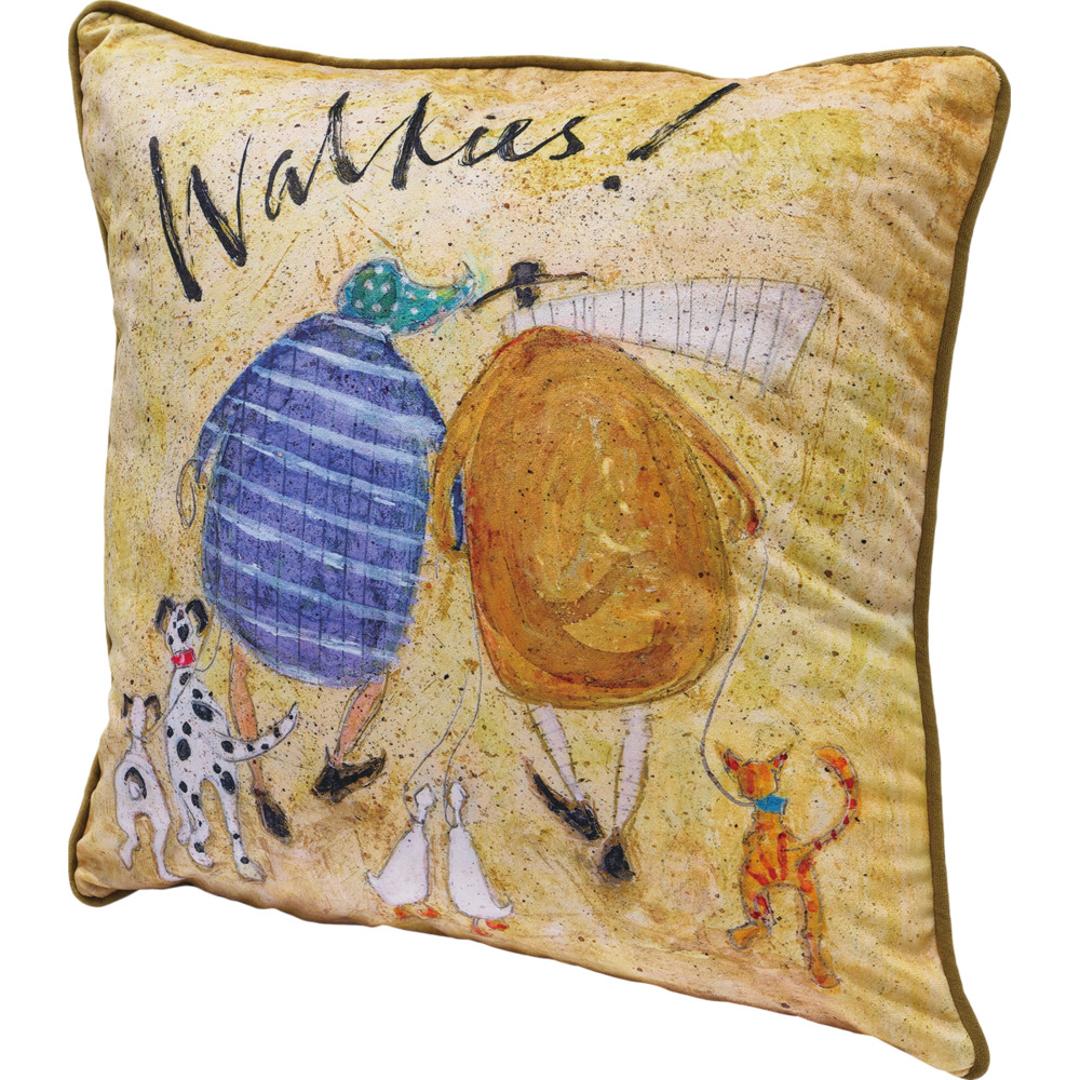 サムトフト クッションカバー 通販 Sam Toft クッション カバー 45cm 45 45×45cm ベロア アート 絵画 名画 インテリア テキスタイル ファブリック おしゃれ かわいい オシャレ 可愛い 寝具 インテリア小物 おさんぽ! ・