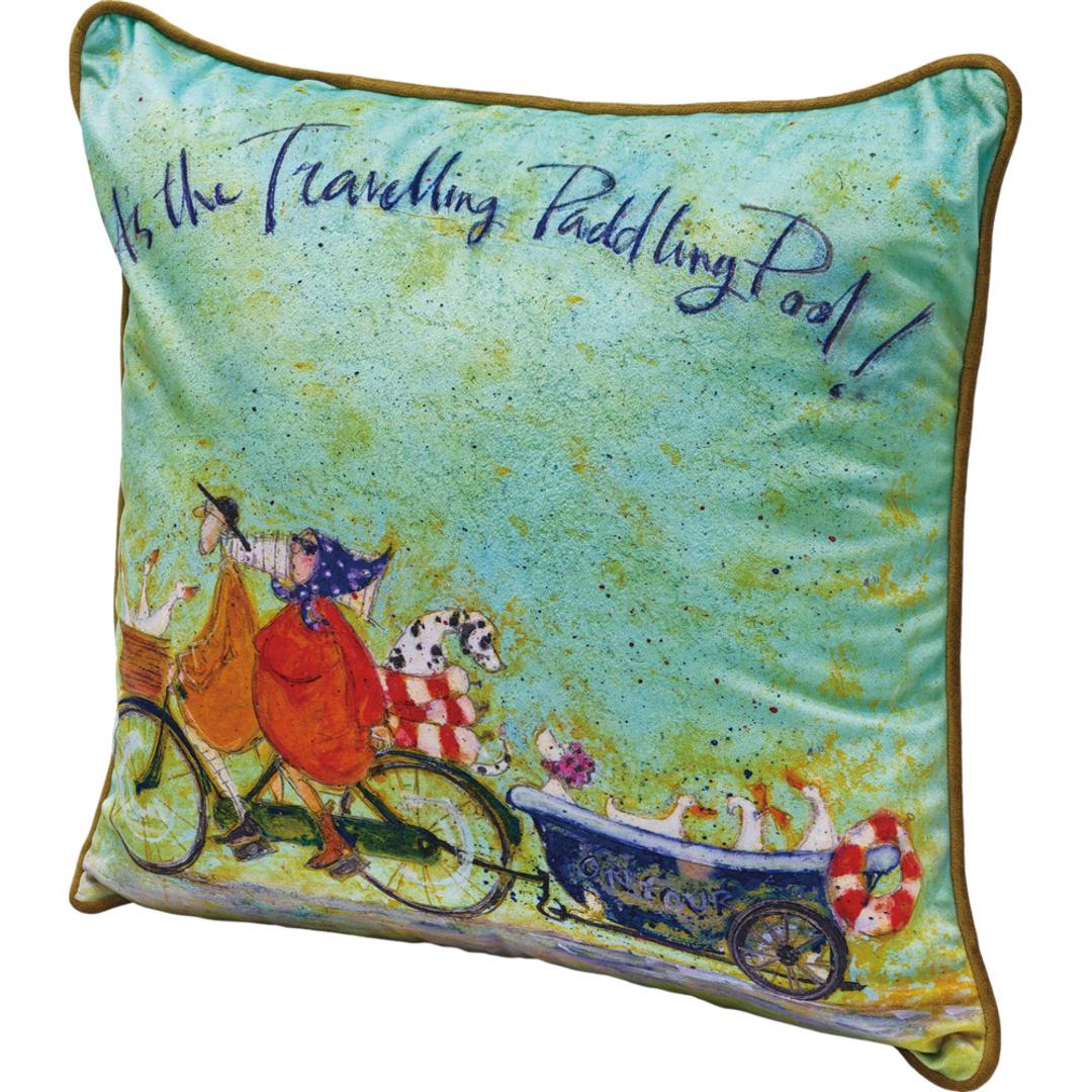 サムトフト クッションカバー 通販 Sam Toft クッション カバー 45cm 45 45×45cm ベロア アート 絵画 名画 インテリア テキスタイル ファブリック おしゃれ かわいい オシャレ 可愛い 寝具 インテリア小物 旅するプール ・