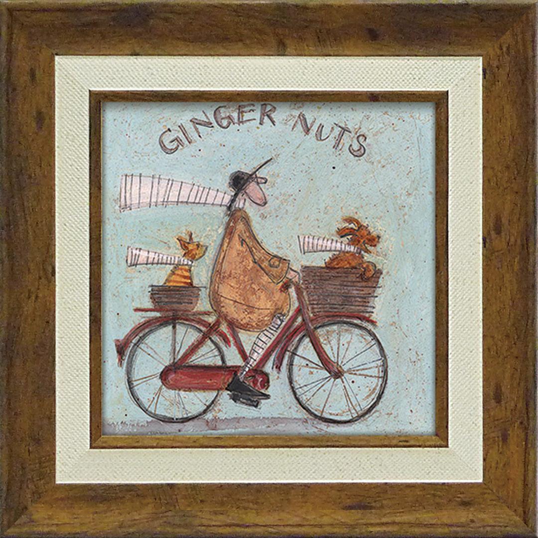 サムトフト 絵画 通販 約24cm × 24cm Sam toft アートフレーム おしゃれ サム トフト アートパネル アートポスター 作品 販売 絵 フレーム アート ポスター 壁掛け インテリア イギリス ポスターフレーム 雑貨 新築祝い リビング 玄関 ジンジャーナッツ ・