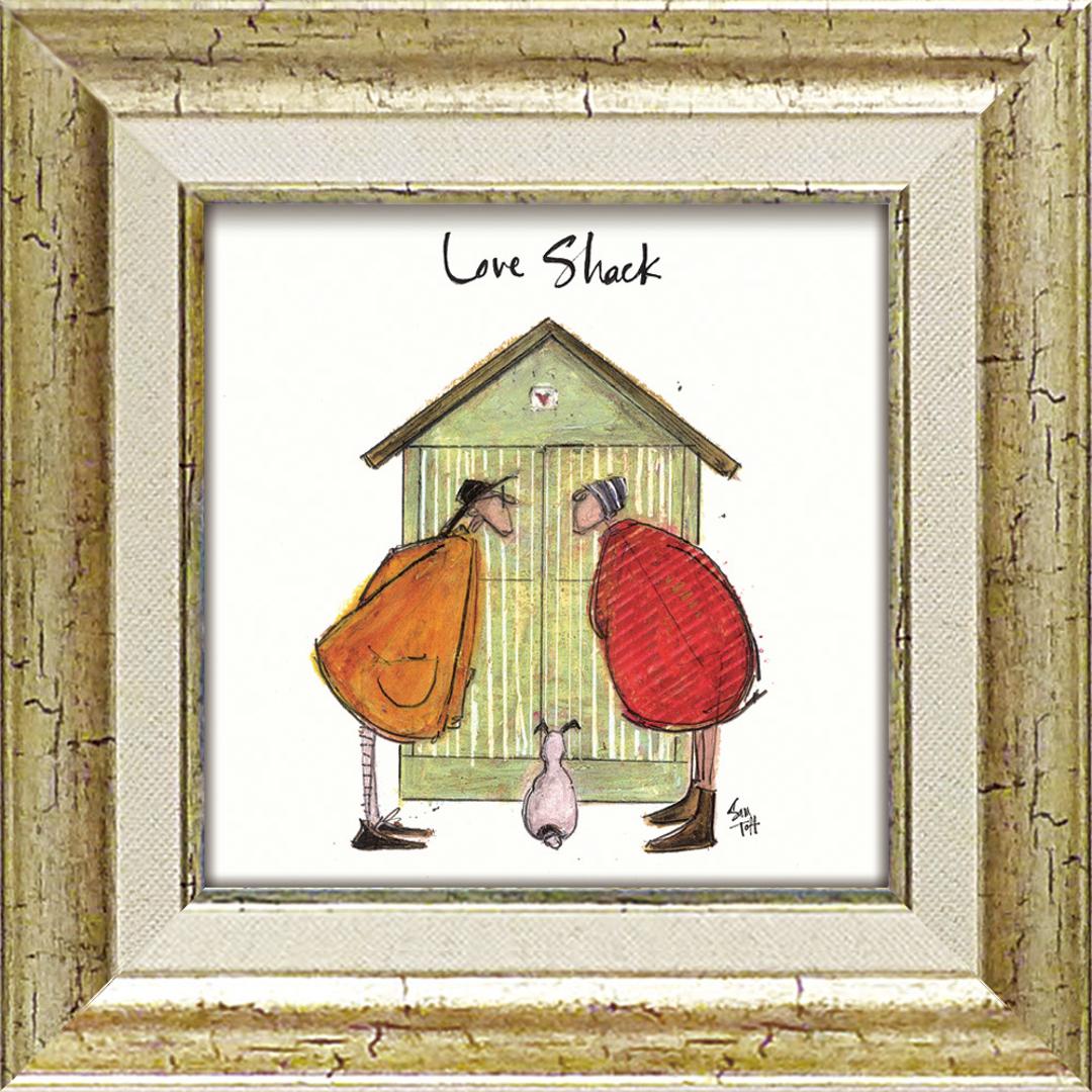 サムトフト 絵画 通販 約24cm × 24cm Sam toft アートフレーム おしゃれ サム トフト アートパネル アートポスター 作品 販売 絵 フレーム アート ポスター 壁掛け インテリア イギリス ポスターフレーム 雑貨 新築祝い リビング 玄関 愛しの我が家 ・