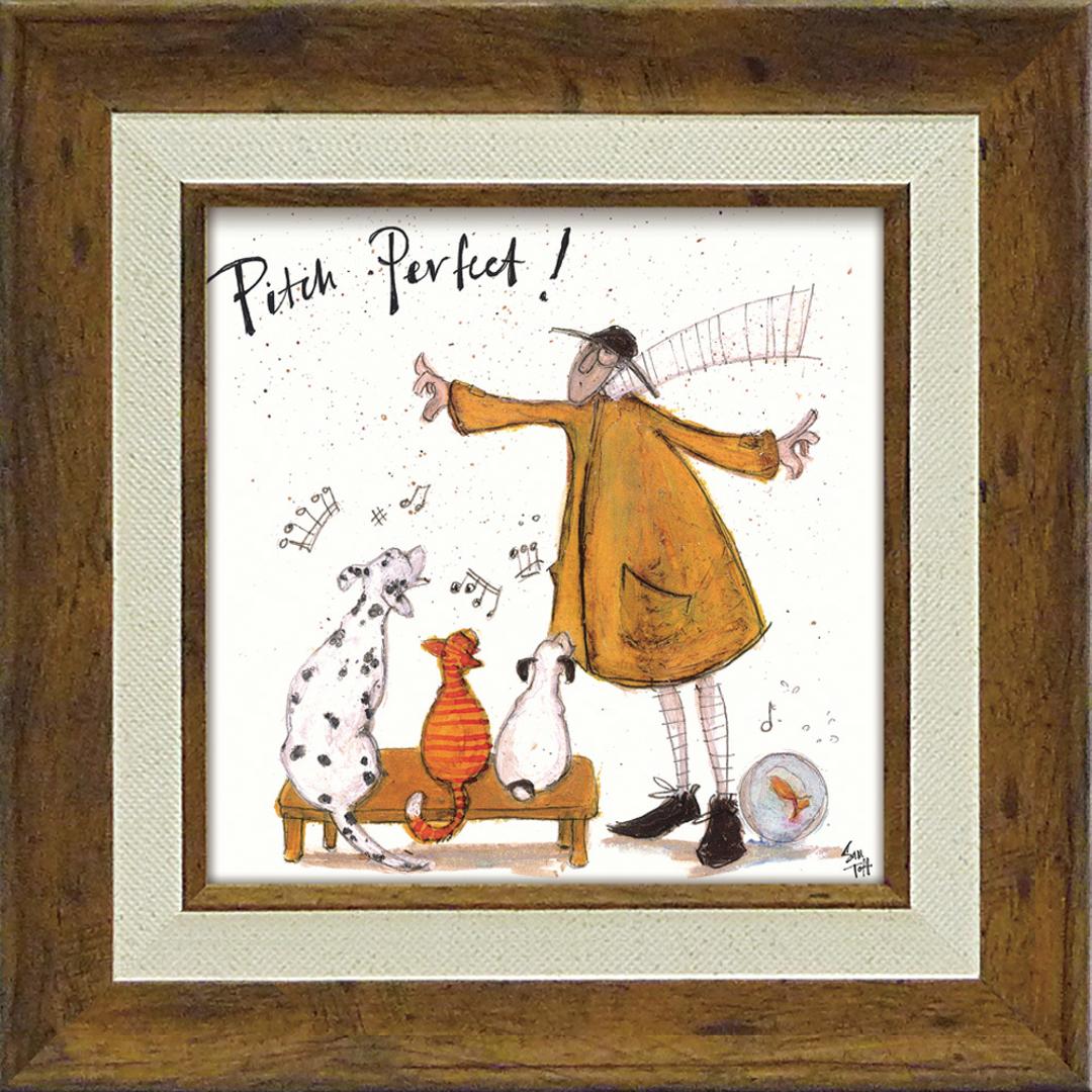 サムトフト 絵画 通販 約24cm × 24cm Sam toft アートフレーム おしゃれ サム トフト アートパネル アートポスター 作品 販売 絵 フレーム アート ポスター 壁掛け インテリア イギリス ポスターフレーム 雑貨 新築祝い リビング 玄関 パーフェクト! ・