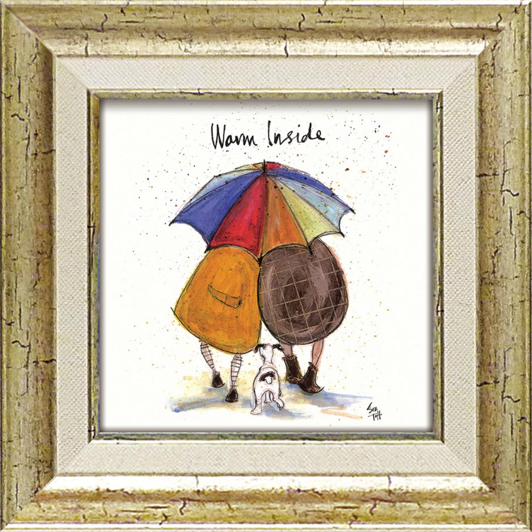 サムトフト 絵画 通販 約24cm × 24cm Sam toft アートフレーム おしゃれ サム トフト アートパネル アートポスター 作品 販売 絵 フレーム アート ポスター 壁掛け インテリア イギリス ポスターフレーム 雑貨 新築祝い リビング 玄関 あたたかい ・