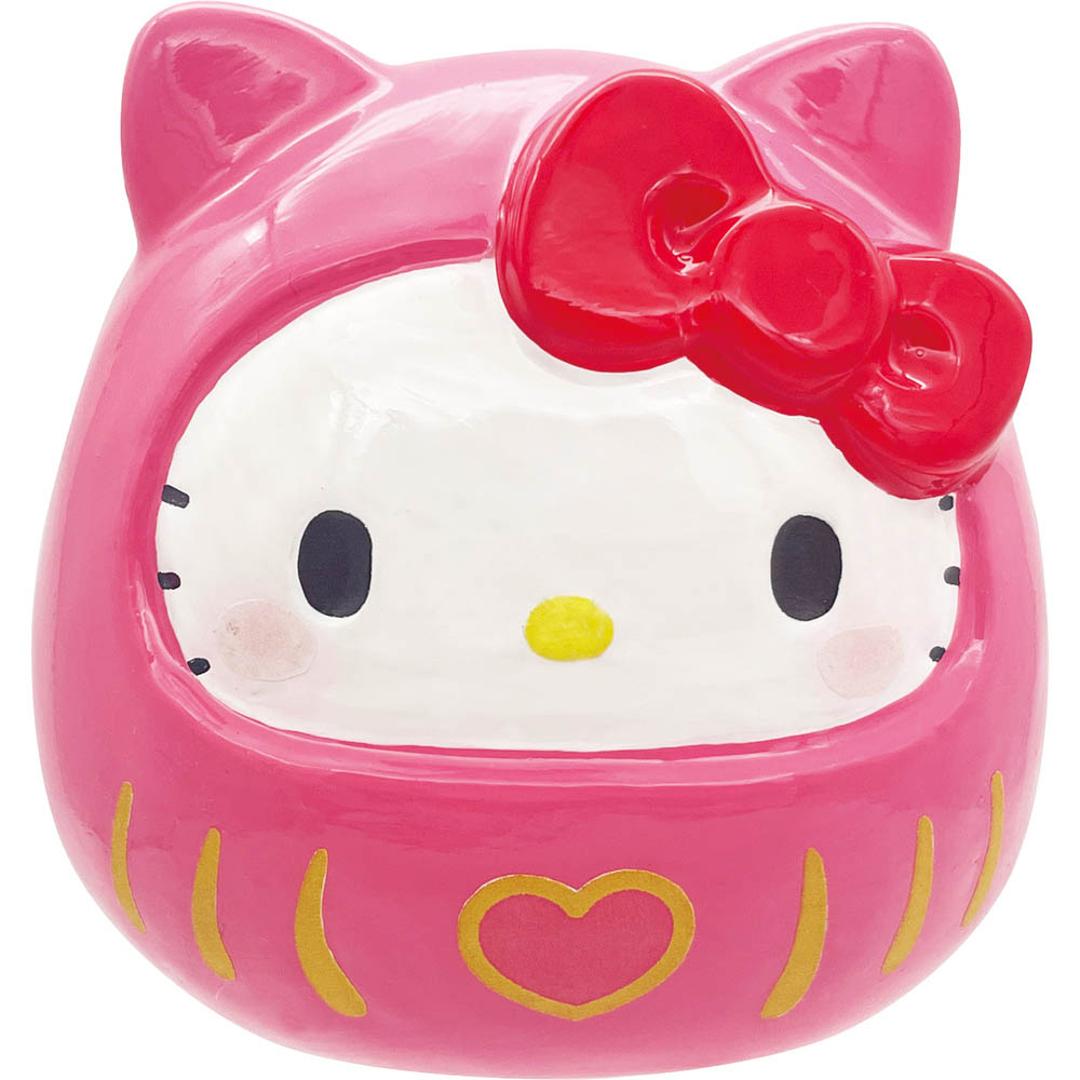 キャラクター 貯金箱 通販 小銭貯金箱 コインバンク 貯金 箱 コイン 硬貨 お金 小銭 バンク かわいい 可愛い キャラ グッズ おしゃれ 子供用 男の子 女の子 陶器 コレクション 置き物 オブジェ 置物 インテリア雑貨 インテリア小物 だるまハローキティ ・