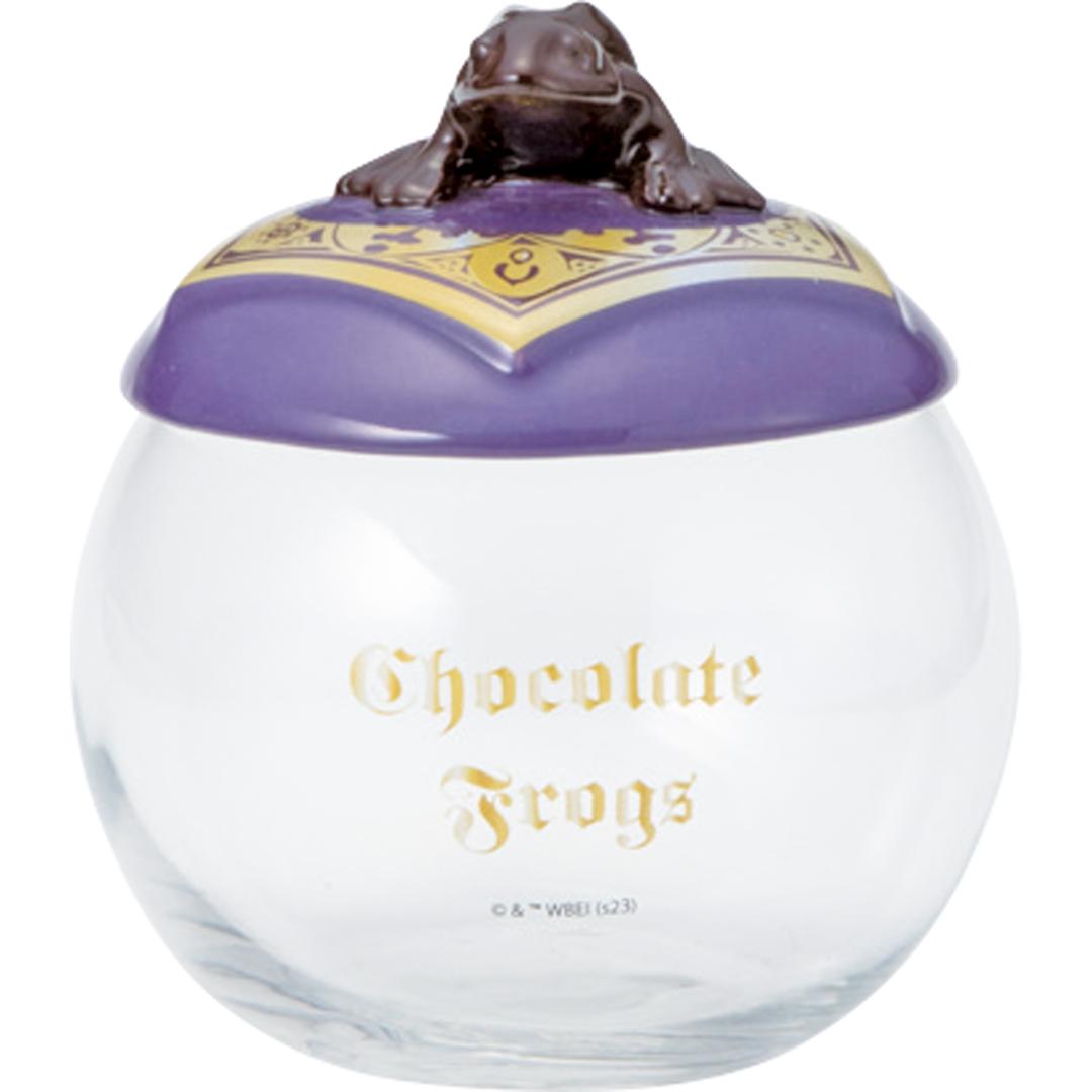 キャンディ ポット ガラス 通販 キャンディポット ガラスキャニスター キャニスター 小物入れ 保存容器 ガラス保存容器 ガラス容器 保存瓶 キャラクター おしゃれ かわいい ガラス製 食品保存容器 調味料ケース 調味料入れ キッチン用品 カエルチョコ ・