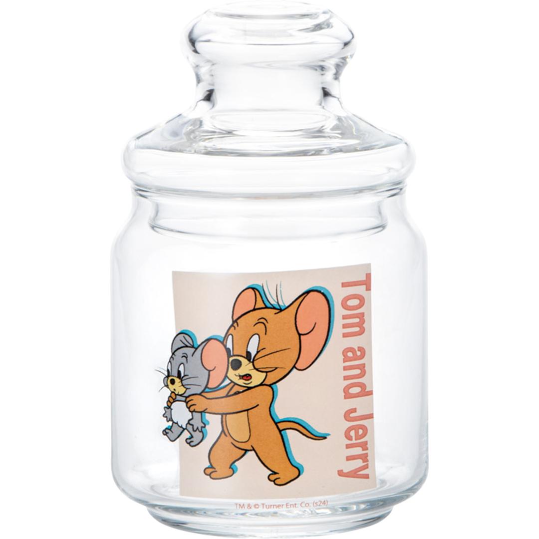 キャニスター ガラス おしゃれ 通販 ガラスキャニスター キャンディポット キャンディ ポット 小物入れ 保存容器 ガラス保存容器 ガラス容器 保存瓶 キャラクター かわいい 可愛い ガラス製 食品保存容器 調味料ケース 調味料入れ キッチン用品 P&B/ジェリー&タフィー ・