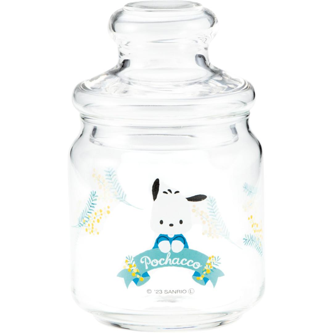 キャニスター ガラス おしゃれ 通販 ガラスキャニスター キャンディポット キャンディ ポット 小物入れ 保存容器 ガラス保存容器 ガラス容器 保存瓶 キャラクター かわいい 可愛い ガラス製 食品保存容器 調味料ケース 調味料入れ キッチン用品 ポチャッコ ・