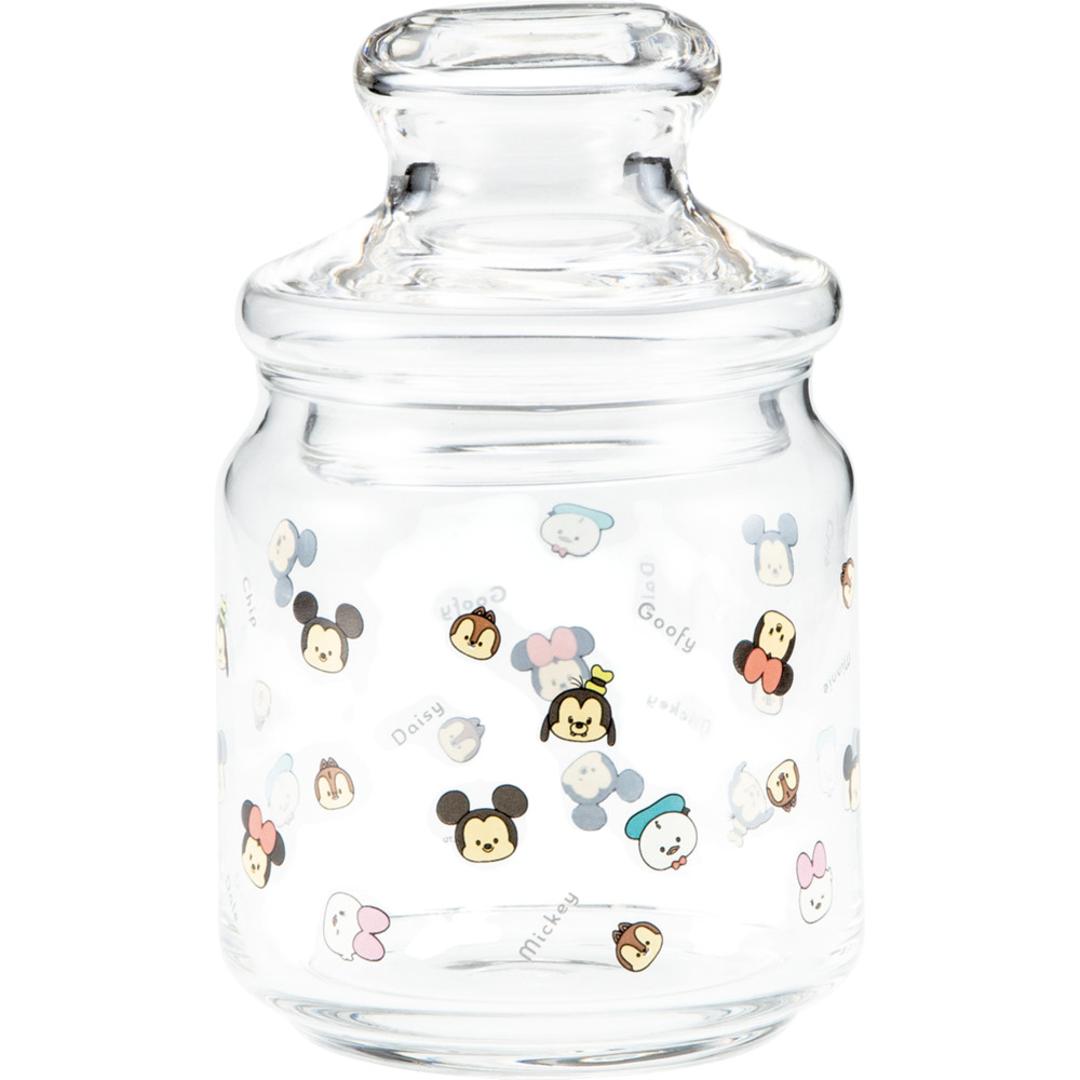 キャニスター ガラス おしゃれ 通販 ガラスキャニスター キャンディポット キャンディ ポット 小物入れ 保存容器 ガラス保存容器 ガラス容器 保存瓶 キャラクター かわいい 可愛い ガラス製 食品保存容器 調味料ケース 調味料入れ キッチン用品 ゆるるんミッキーマウス ・