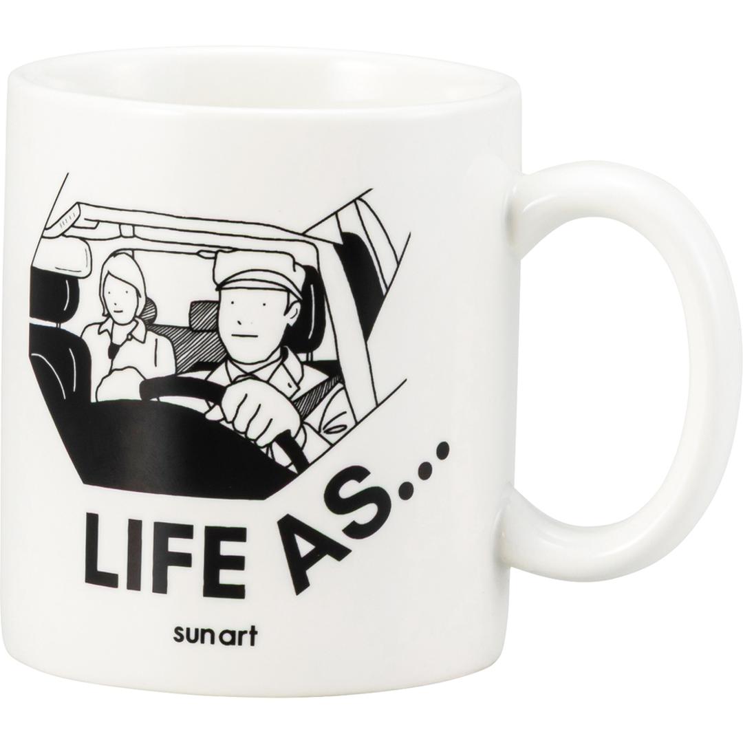 マグカップ おもしろ 通販 コップ マグ カップ ペン立て ペンスタンド 面白い イラスト かわいい おしゃれ 可愛い 箱入り ギフト 贈り物 コーヒーカップ ティーカップ 食器 洋食器 コーヒー用品 お茶用品 キッチン用品 タクシードライバー ・