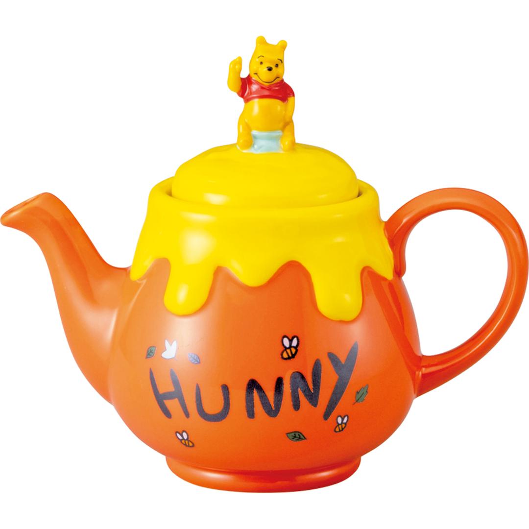 ティーポット おしゃれ 通販 紅茶ポット お茶ポット 紅茶 お茶 ティポット キャラクター かわいい 可愛い キャラ グッズ 箱入り ギフト 贈り物 紅茶用品 ティー用品 茶器 食器 洋食器 お茶用品 キッチン用品 くまのプーさんおすわり ・