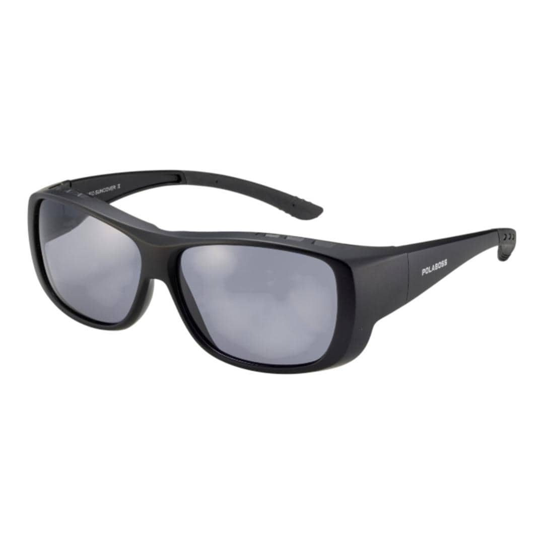 冒険王 サングラス 偏光 通販 偏光グラス ネオサンカバーII 偏光サングラス メガネ 眼鏡 めがね オーバーグラス メガネの上から 偏光機能付き UVカット ブルーライトカット ブルー光カット メンズ レディース 男性 女性 男女兼用 大人 ユニセックス 70.スモーク ・