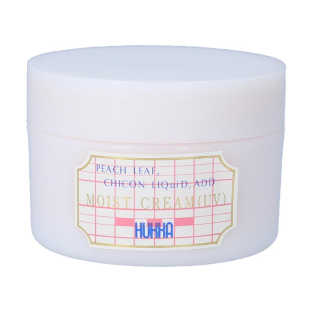 保湿クリーム 敏感肌 通販 日本製 ももの葉 紫根配合 フッカー モイストクリーム 120g クリーム 乾燥肌 桃の葉 基礎化粧品 フェイスケア スキンケア コスメ フッカーコスメチックス ビューティー 美容 ギフト 母の日 誕生日 ホワイト ・