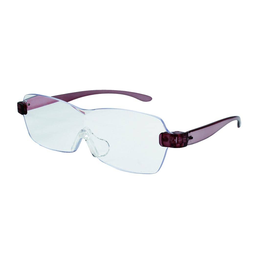 ルーペメガネ おしゃれ 拡大 通販 ルーペ メガネ タイプ メガネ型 メガネタイプ 拡大鏡 メガネルーペ 眼鏡ルーペ クリアレンズ ブルーライトカット コンパクト 携帯 持ち歩き 持ち運び ポケットサイズ 読書 新聞 携 3A.ライトパープル ・