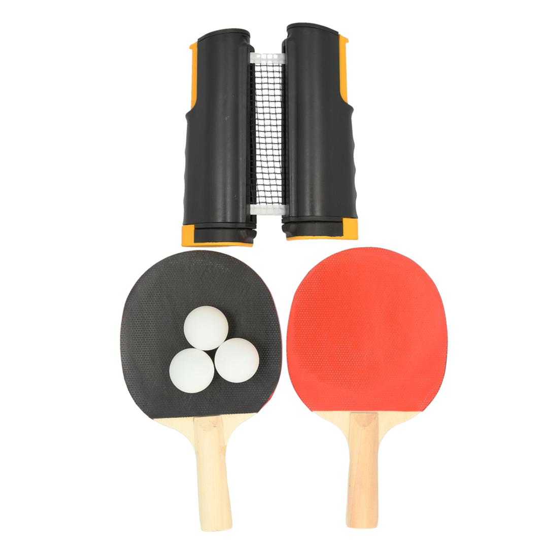 ポータブル 卓球セット 通販 卓球ネットセット 卓球 ネット ラケット ピンポン リビング パーティーグッズ 玩具 レジャー おもちゃ ダイニングテーブル テーブルテニス 家用 家庭用 卓球用品 ブラック/レッド ・