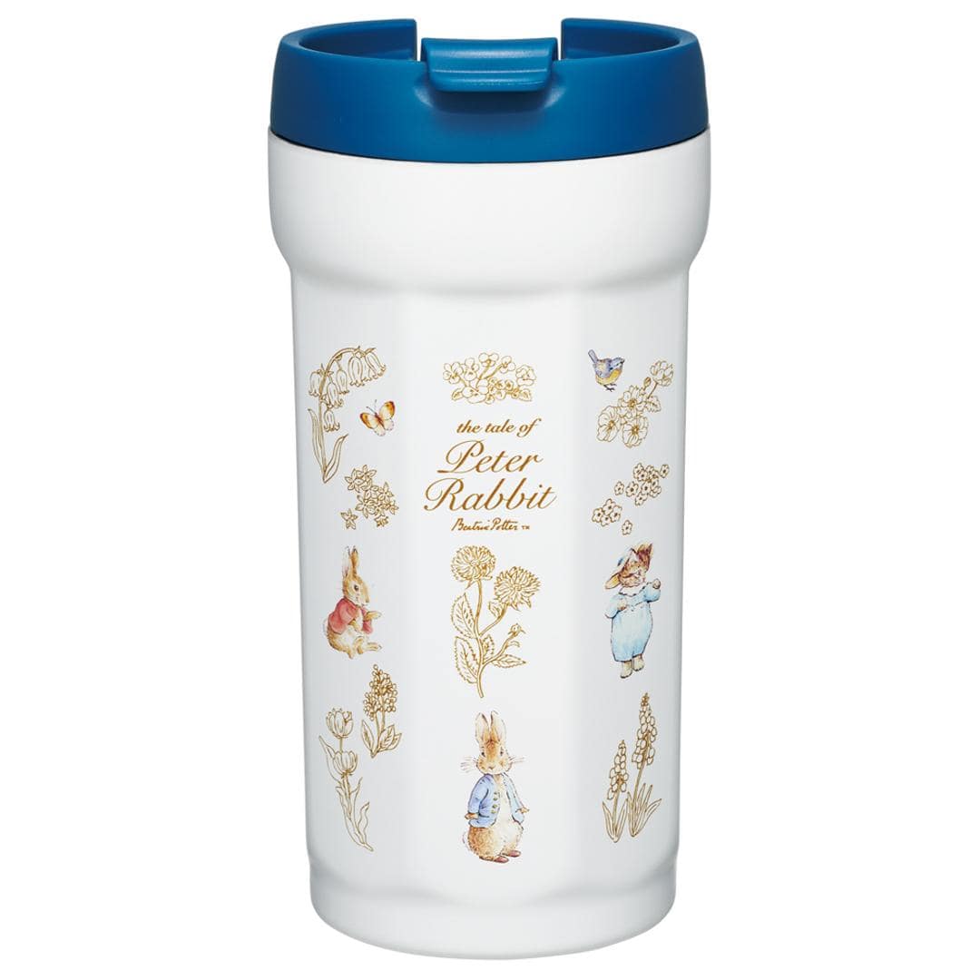 スケーター タンブラー キャラクター smvo4 通販 ステンレスタンブラー 350ml 水筒 ステンレス 八角形 蓋つき フタ付き コップ Skater マグボトル 保温 保冷 ステンレスボトル マイボトル 軽量 大人 子供 かわいい おしゃれ お弁当グッズ ピーターラビット ・