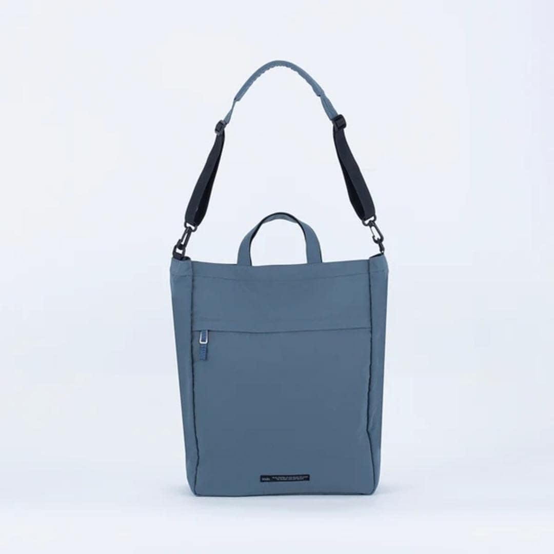 SOLEIL ソレイユ トートバッグ 2WAY 通販 トートバック トート 手提げ ショルダーバッグ ショルダーバック 肩掛け ななめ掛け ショルダー 取り外し可能 ポケット PC収納可能 ナイロン 撥水 カジュアル シンプル 無地 大きめ 縦型 大人 13.TEA/GRY ・