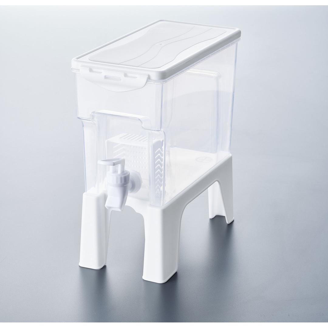 ドリンクサーバー 保冷 通販 ピッチャー 冷水筒 冷蔵庫 冷水ポット 蛇口のレバー 洗いやすい お手入れ簡単 大容量 お茶 お水 麦茶 麦茶ポット 麦茶サーバー 冷蔵庫ポット おしゃれ かわいい プラスチック 贈り物 ギフト クリア ・