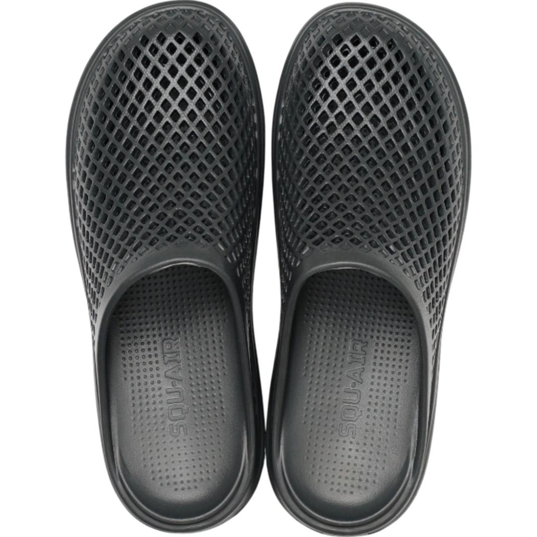 FRONTIER フロンティア サンダル 通販 外履き 上履き ベンチレーションサンダル スリッパ 軽い 軽量 丸洗い 通気性 メッシュ 蒸れない 涼しい フィット シンプル ユニセックス 男女兼用 メンズ レディース アウトドア キャンプ?レジャー DarkGray S(24cm)