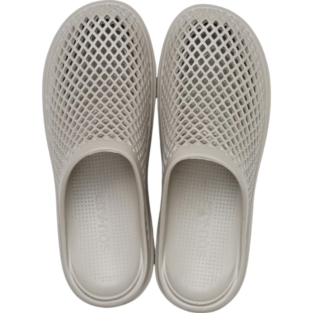 FRONTIER フロンティア サンダル 通販 外履き 上履き ベンチレーションサンダル スリッパ 軽い 軽量 丸洗い 通気性 メッシュ 蒸れない 涼しい フィット シンプル ユニセックス 男女兼用 メンズ レディース アウトドア キャンプ?レジャー LightGray S(24cm)