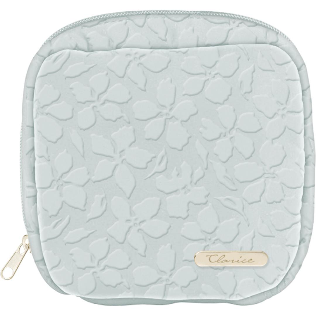 スクエアポーチ おしゃれ 通販 小物入れ 化粧ポーチ メイクポーチ コスメポーチ トラベルポーチ ポーチ 持ち運び コンパクト 収納 整理 レディース 女性 カジュアル かわいい オシャレ 可愛い 小物収納 旅行 トラベル ギフト 贈り物 クラリーチェミント ・