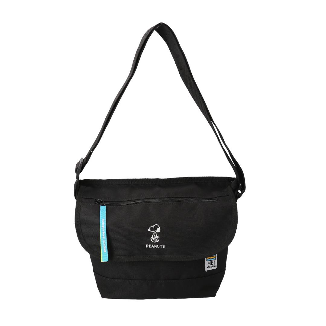 MEI OCEAN ショルダーバッグ 通販 メイ オーシャン メッセンジャーバッグ ショルダーバック 斜めがけバッグ 大きめ レディース メンズ ブランド おしゃれ かわいい 可愛い シンプル キャラクター 黒 ブラック 旅行 おでかけ レディースバッグ スヌーピー ・