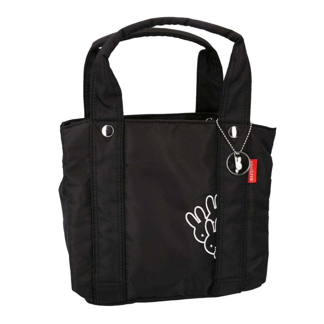 zucchero Dick Bruna トートバッグ 通販 トートバック トート 手提げ 手提げバッグ 手提げバック バッグ 鞄 カバン ベーシック シンプル 収納 ポケット 軽量 旅行 トラベル ズッケロ ディックブルーナ オシャレ おしゃれ ブラック ・