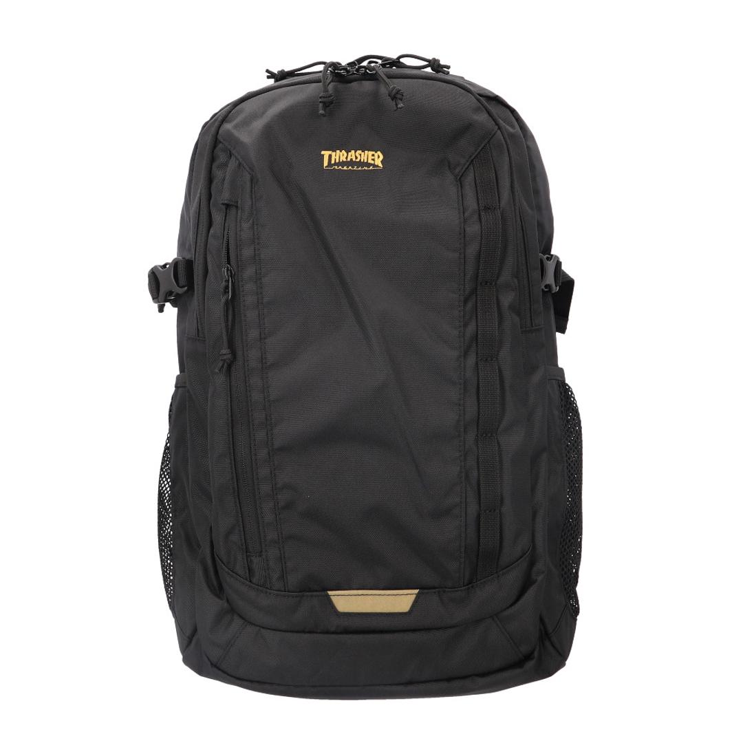 スラッシャー リュック THRASHER THR-282 通販 リュックサック バックパック バッグ ポリエステル 軽量 30l 30リットル レディース メンズ 通勤 通学 ブラック 黒 バック 鞄 おしゃれ シンプル オシャレ ブランド レディースバッグ ブラックゴールド ・