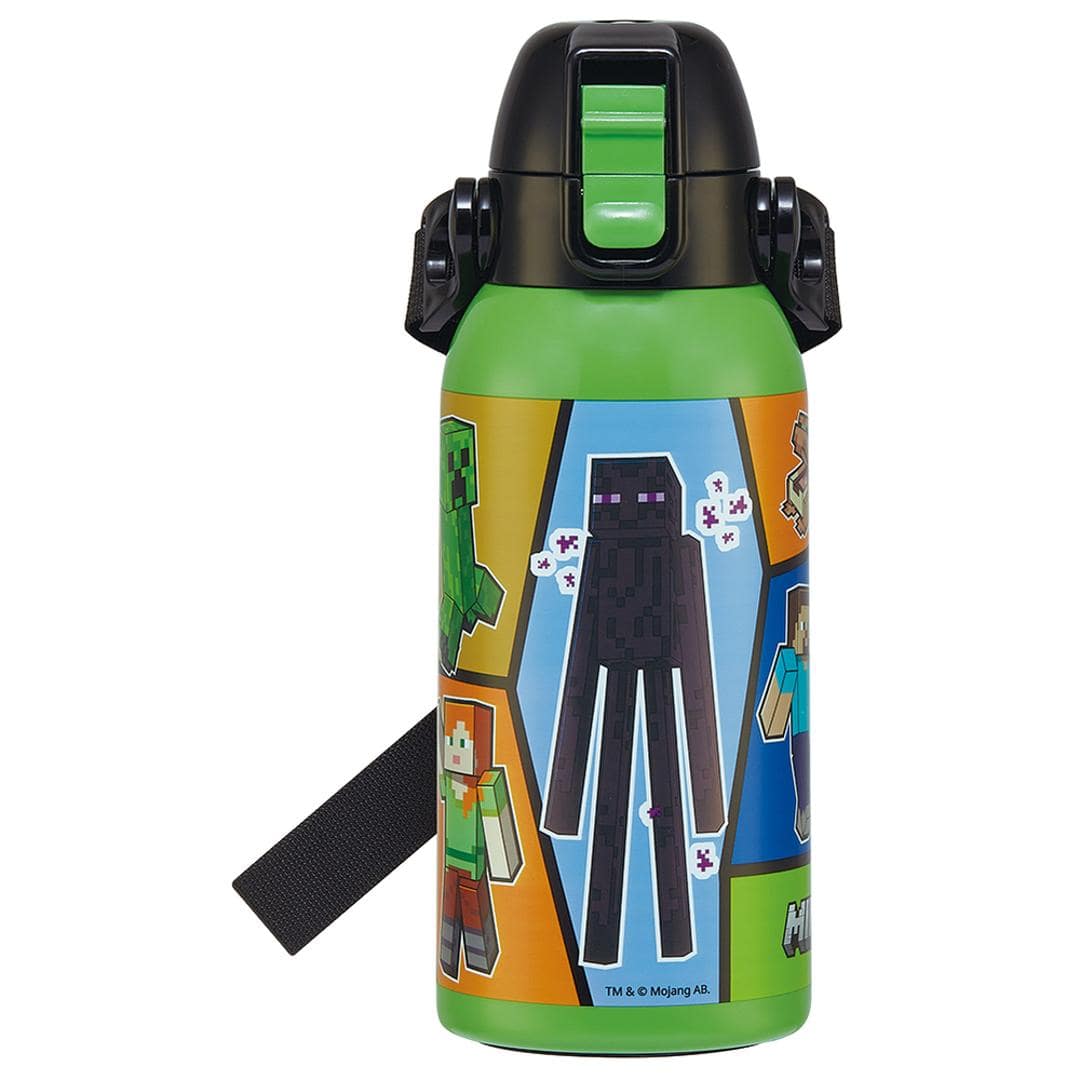 スケーター 水筒 キャラクター stch6 通販 マグ 600ml Skater マグボトル ステンレスマグボトル ステンレスボトル マイボトル 魔法瓶 ボトル 保冷専用 直飲み 軽量 ステンレス 小学生 子供 幼稚園 保育園 女の子 男の子 かわいい おしゃれ マインクラフト25 ・