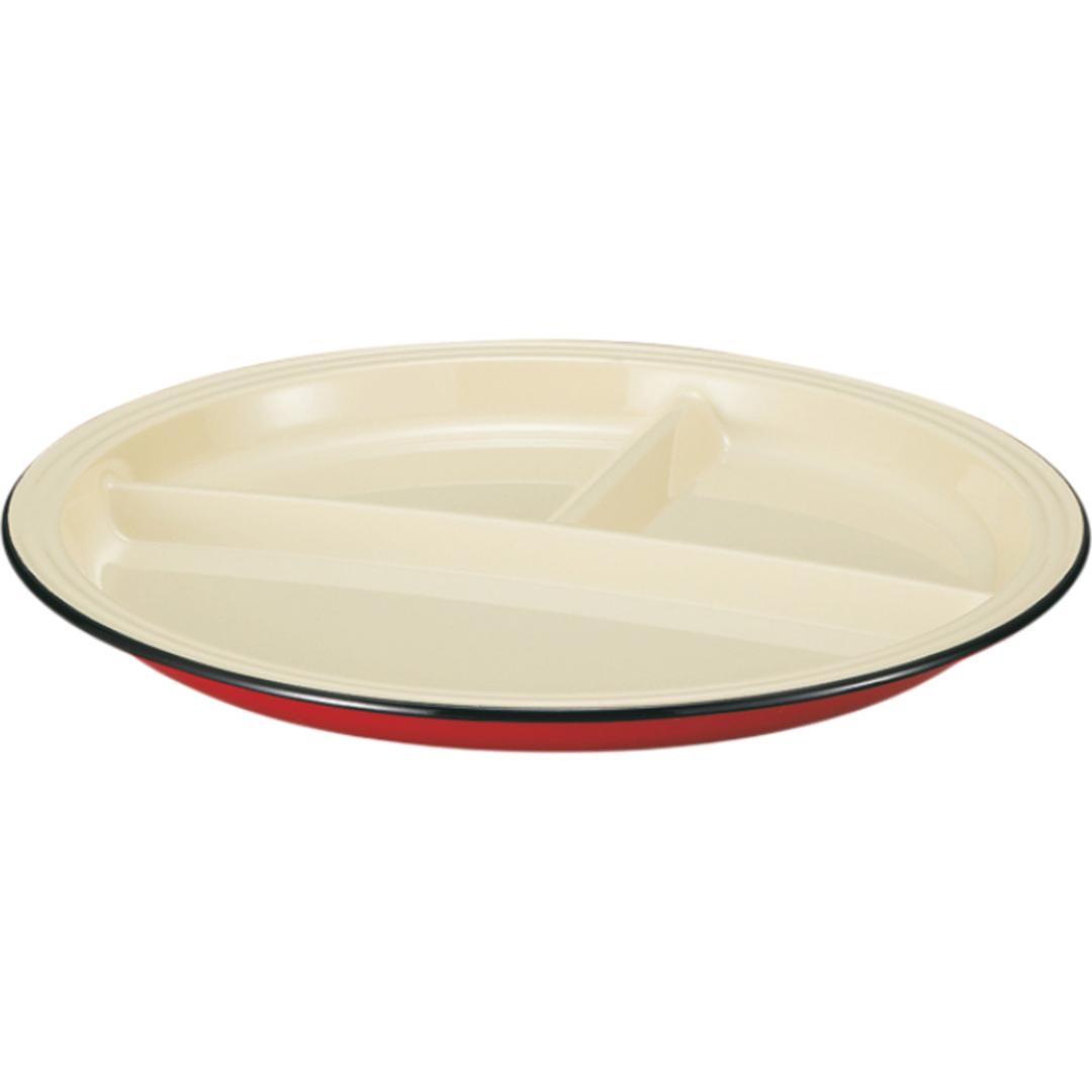 ランチプレート 仕切り 通販 日本製 ワンプレート ミールプレート 皿 お皿 軽量 軽い 仕切り皿 レンジOK 食洗器対応 割れにくい素材 時短 スタッキング アウトドア キャンプ お手入れ簡単 おしゃれ ピクニック レジャー ギフト 贈り物 結婚祝い レッド ・