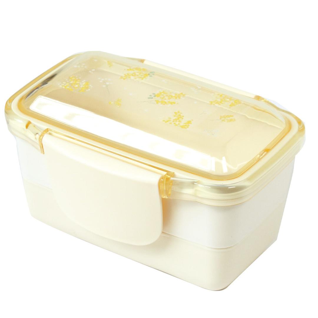 ランチボックス 2段 ドーム 通販 ドームランチボックス ドームランチ お弁当箱 弁当箱 お弁当 弁当 ランチ 箱 ニ段 かわいい 可愛い レディース 女の子 女性 女子 大人 子供 子ども 中学生 高校生 弁当用品 お弁当グッズ キッチン用品 メローデイズ/ミモザ ・