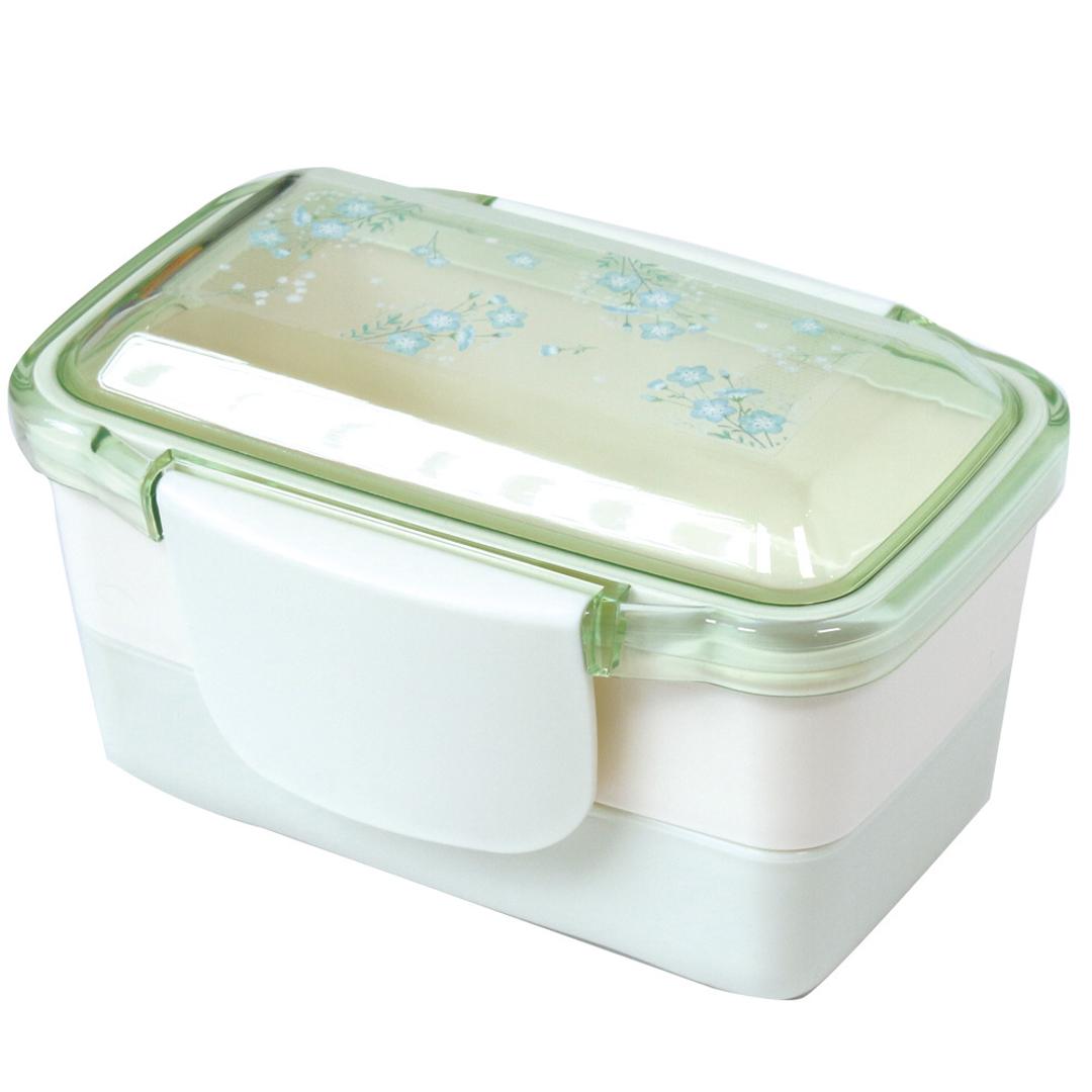 ランチボックス 2段 ドーム 通販 ドームランチボックス ドームランチ お弁当箱 弁当箱 お弁当 弁当 ランチ 箱 ニ段 かわいい 可愛い レディース 女の子 女性 女子 大人 子供 子ども 中学生 高校生 弁当用品 お弁当グッズ キッチン用品 メローデイズ/ネモフィラ ・