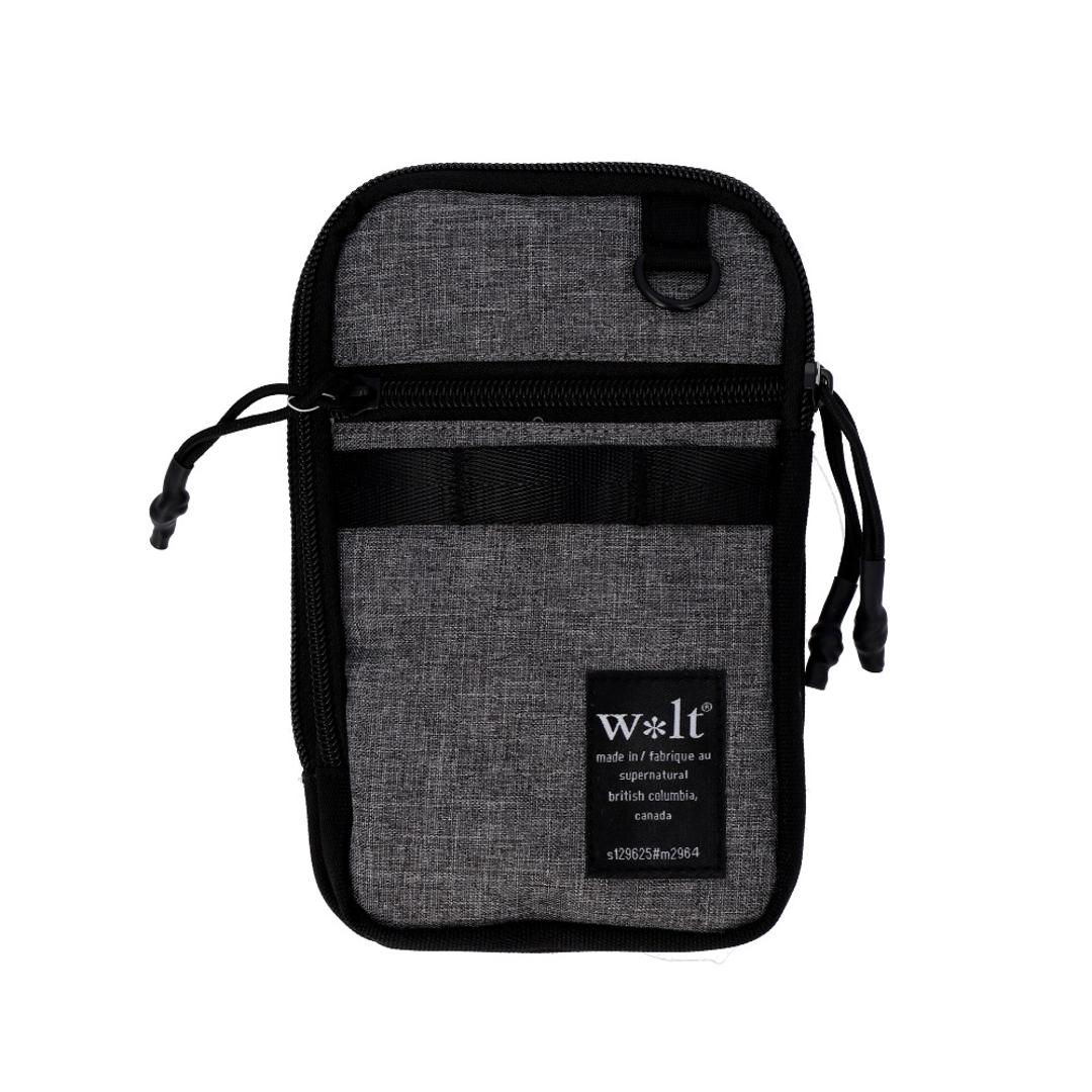 ウォルト ミニショルダーバッグ ナイロン 通販 ミニショルダーバック スマホショルダー メンズ レディース スマホポシェット スマホポーチ ショルダーバッグ ショルダーバック 携帯ショルダー シザーバッグ 斜めがけ ミニバッグ 縦型 ポーチ おしゃれ グレー ・