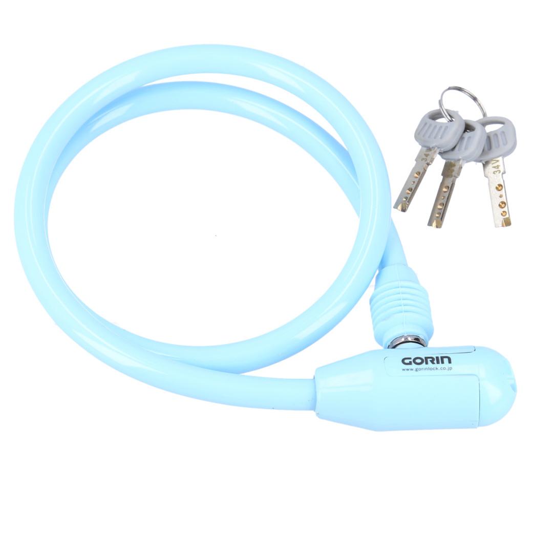 GORIN ゴリン ワイヤーロック G-222 通販 自転車用ワイヤーロック ワイヤー錠 セキュリティロック セキュリティ ロック 鍵 自転車の鍵 自転車用鍵 サイクルパーツ 盗難防止 自転車 自転車用 自転車用品 防犯用品 自転車部品 携帯 便利 サイダー ・