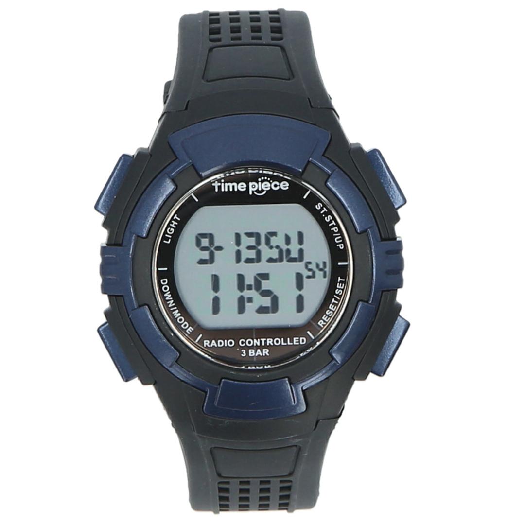 腕時計 メンズ ソーラー 電波 通販 生活防水 シンプル デジタル 電波時計 多機能 男の子 男子 男性 通勤 スポーツ ランニング 男女兼用 中学生 高校生 リストウォッチ time piece タイムピース TPW-001 TPW-002 TPW-002.BL ・