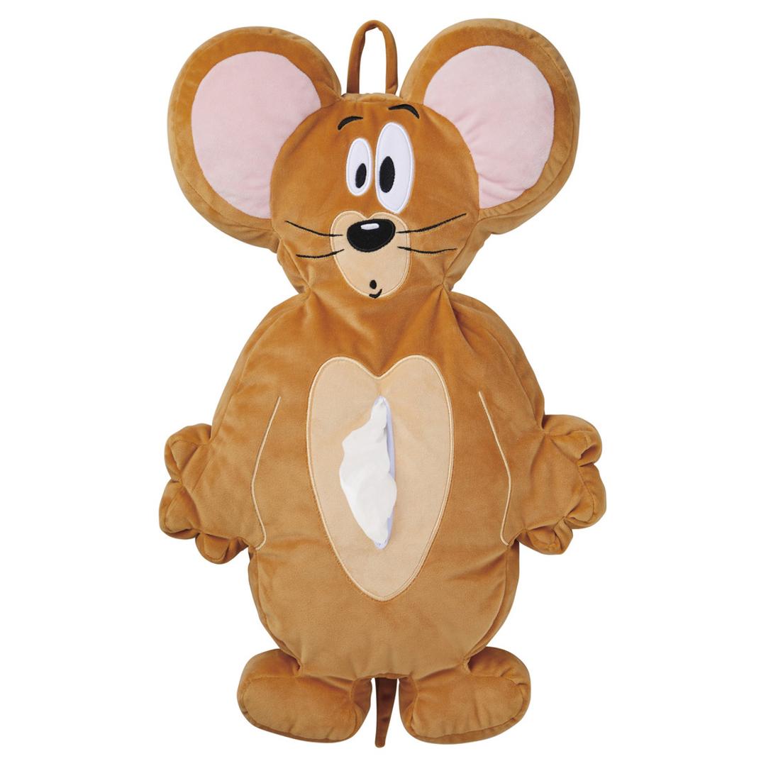 ティッシュケース キャラクター 通販 ティッシュケースカバー ティッシュボックスケース ティッシュカバー ティッシュボックスカバー ティッシュボックス 壁掛け ぬいぐるみ カバー ケース 収納 子供部屋 インテリア 生活雑貨 かわいい おしゃれ トムとジェリー/ジェリー ・