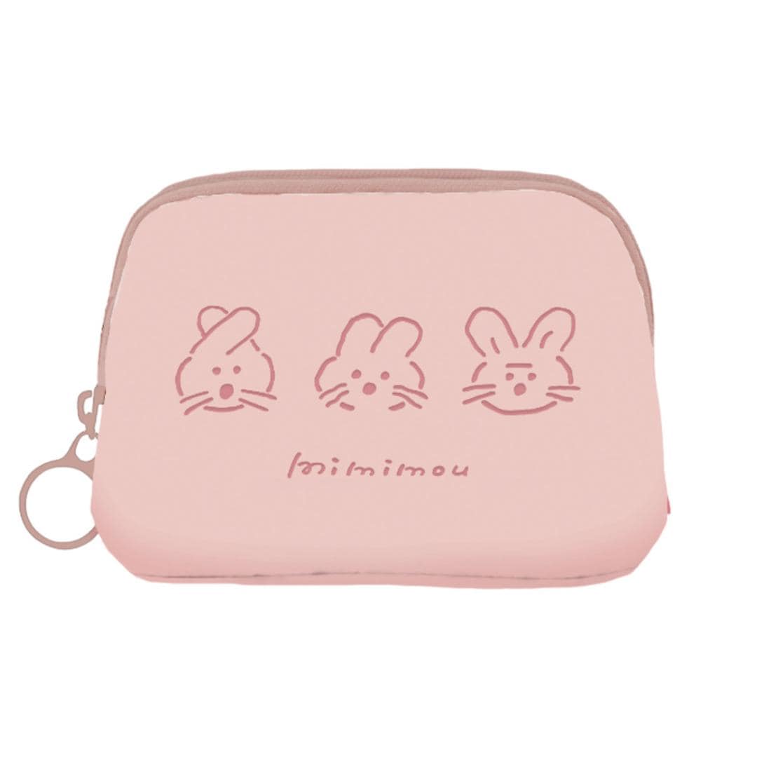 ティッシュポーチ かわいい 通販 ポーチ 小物入れ おしゃれ プレゼント コスメポーチ ポケットティッシュポーチ レディース ギフト 可愛い ポケットティッシュ ティッシュケース 小さめ ポケットティッシュケース 化粧ポーチ ミニ ミニポーチ アニマル 動物 ミミムーウサギ ・