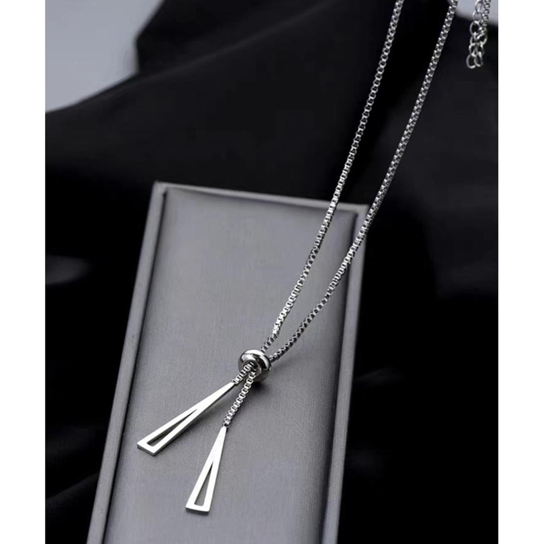 ネックレス レディース シンプル 通販 ペンダント Y字 ループネックレス レディースジュエリー レディースアクセサリー おしゃれ 大人 かわいい 可愛い オシャレ 大人っぽい カジュアル Diamond Hearts ダイヤモンドハーツ nec-032 シルバー ・