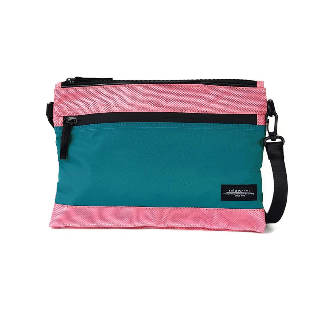 サコッシュ メンズ レディース 通販 ショルダーバッグ ナイロン ミニバッグ ショルダーバック 斜めがけ 斜め掛け バッグ バック サブバッグ ミニバック スマホポーチ サブバック 軽量 ミニショルダー おしゃれ 小さい 使いやすい ピンク ・