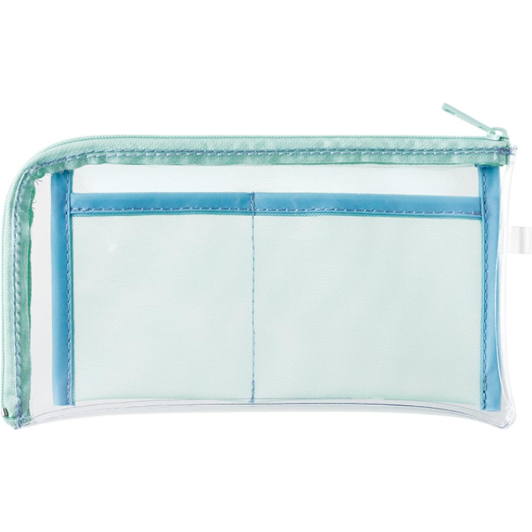 ポーチ アクスタポーチ クリア 通販 アクスタケース 缶バッチ アクスタ トレカ 推し活 推しカラー 推し活グッズ クリアポーチ ペンケース 透明 推し色 小物ポーチ メンバーカラー ロングポーチ キーホルダー メッシュポケット 収納ケース 持ち運び 持ち歩き オリーブ ・