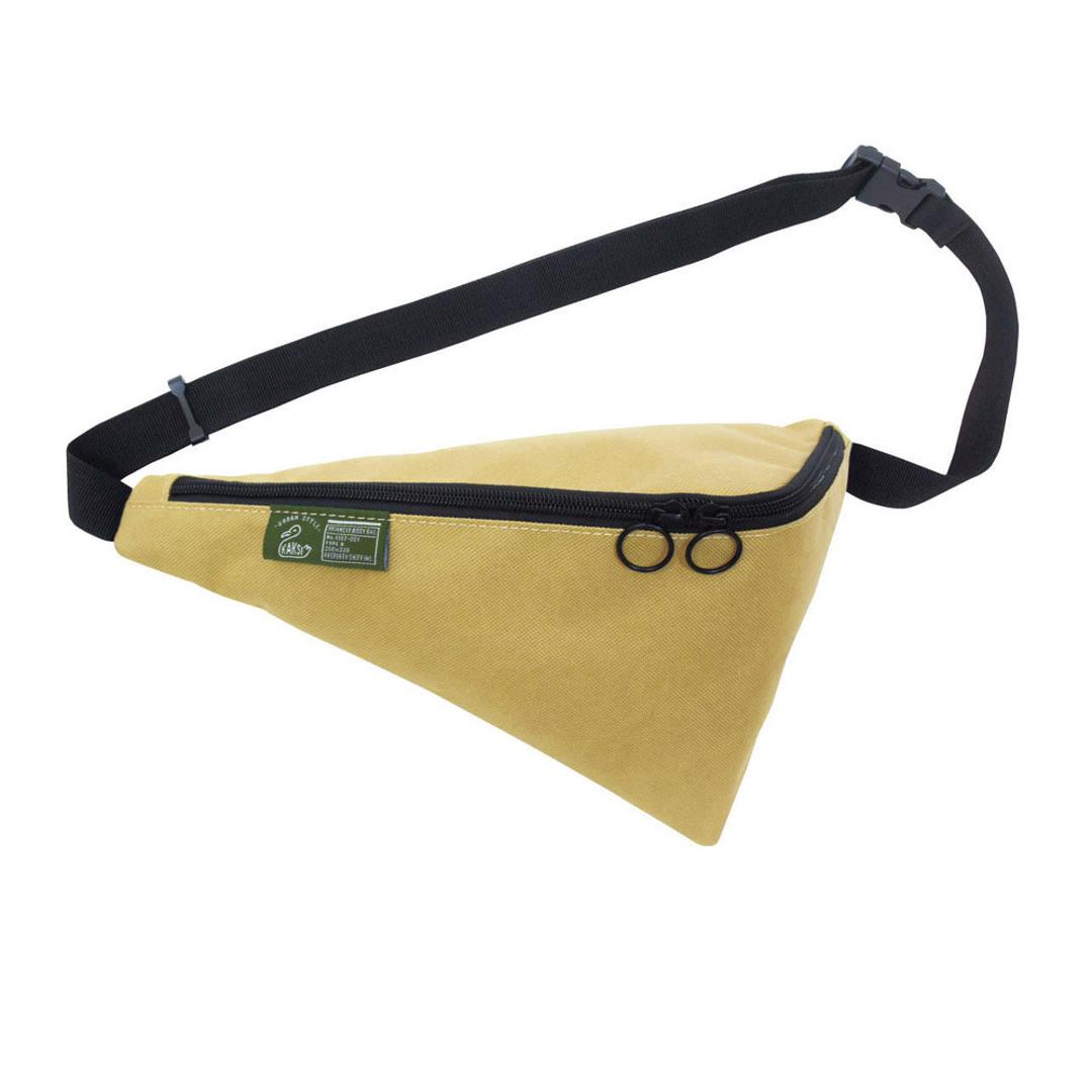 kaksi ボディバッグ カクシ 通販 メンズ レディース おしゃれ ワンショルダー ウエストポーチ トライアングル 斜めがけ ブランド 軽量 ショルダーバッグ かっこいい 小さめ 旅行 鞄 バッグ かばん ベージュ×カーキ ・