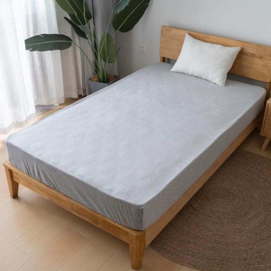 シーツ ボックスシーツ シングル 通販 ベッドシーツ ベッドカバー カバー 起毛 厚手 あたたかい 暖かい あったか 吸湿 保温 なめらか フィット 滑らか ペロア調 秋 冬 柔らかい やわらかい 上質 ふかふか 高級感 シンプル おしゃれ 杢グレー ・