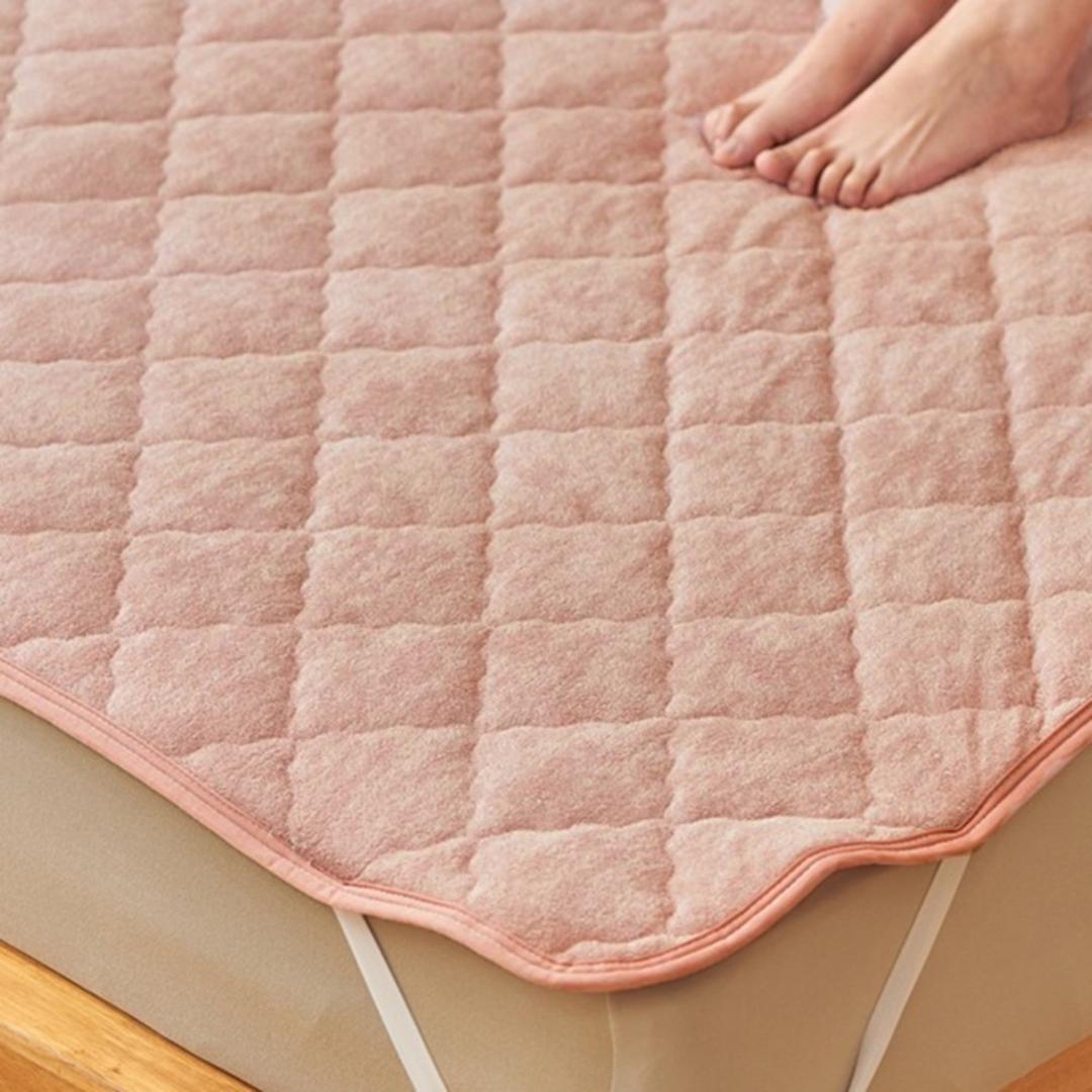 敷きパッド パイル生地 通販 敷パッド 敷パット パイル地シーツ ベッドパット ベッドパッド パイル敷パッド パイル敷パット パイル敷きパッド パイル敷きパット 敷きパット タオル敷パッド パットシーツ ベッドシーツ パッドシーツ シーツ 寝具 寝室 着脱簡単 ラテブラウン ・