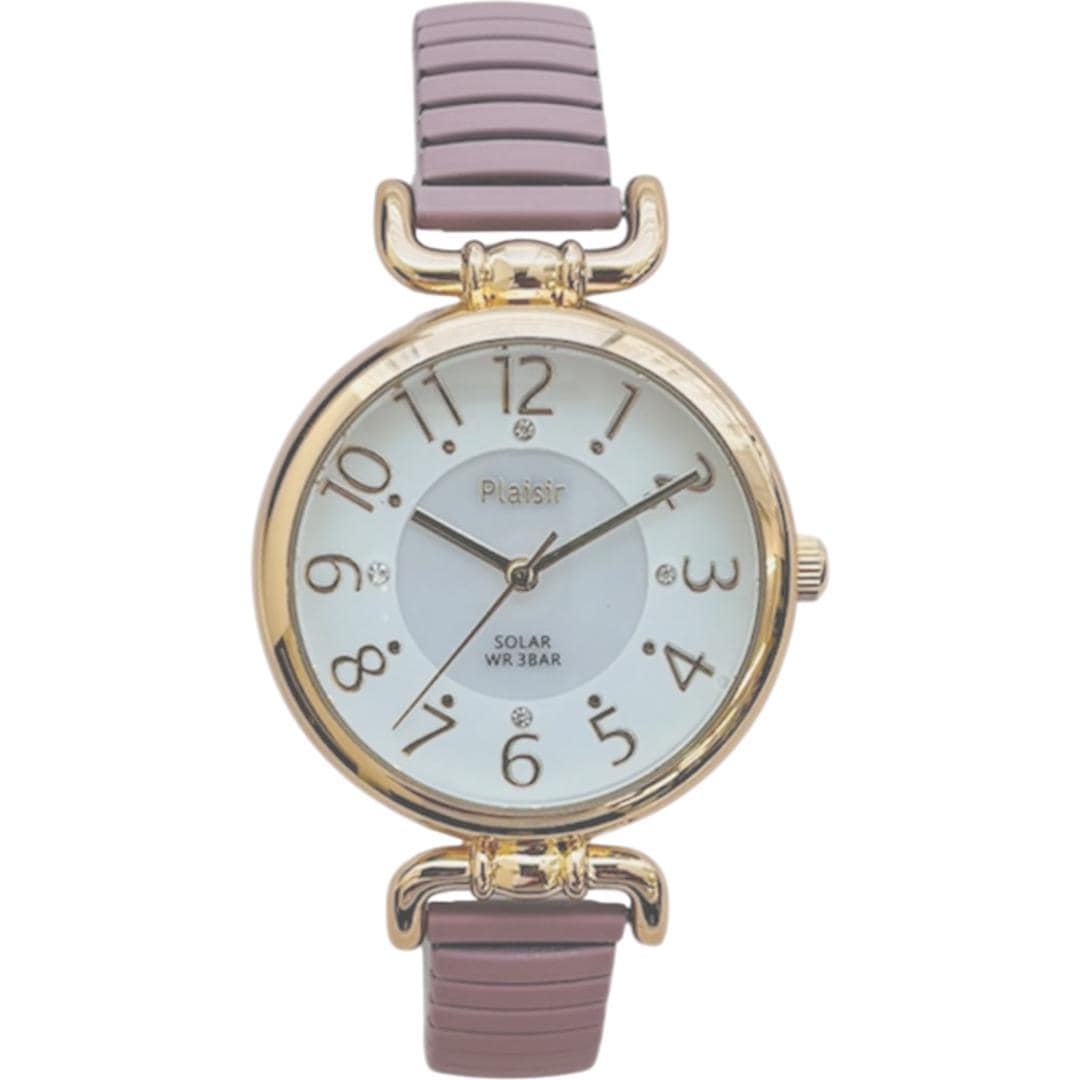 プレジール 腕時計 Plaisir TSS-904 通販 リストウォッチ ソーラーウォッチ レディース ソーラー ウォッチ ニッケルフリー 3気圧防水 蓄光ダイヤル仕様 通勤 通学 試験 受験 かわいい おしゃれ シンプル 蛇腹 ジャバラ レディース腕時計 ピンク ・