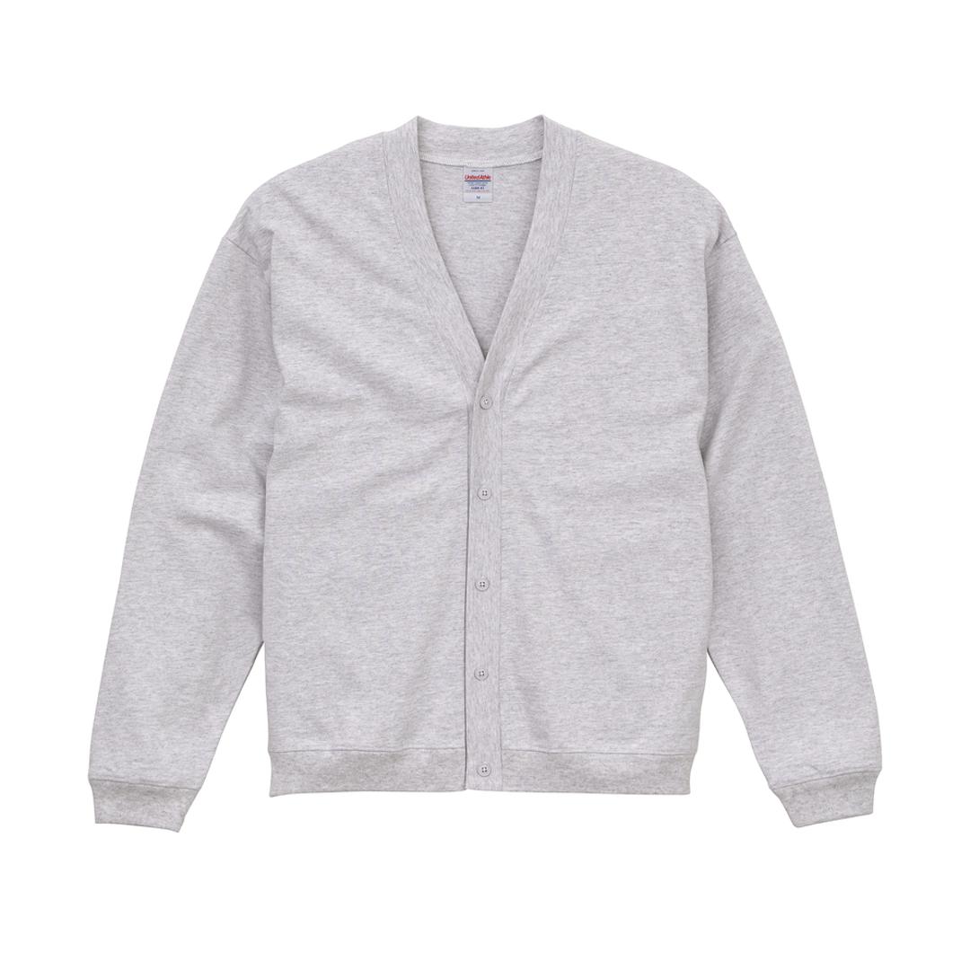 ユナイテッドアスレ カーディガン 通販 United Athle コットン ジャージー ルーズフィット 羽織り アウター 長袖 ユニセックス ゆったり 綿 カジュアル シンプル 無地 ロングシーズン 男女兼用 おしゃれ アウトドア キャンプ アッシュ Mサイズ