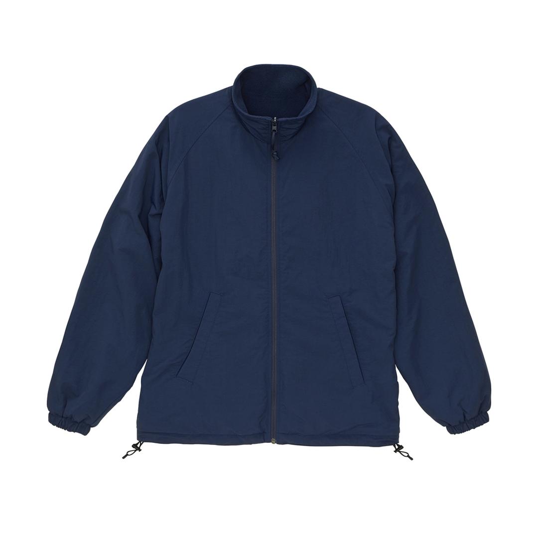 united athle ユナイテッドアスレ ジャケット 7493-01 通販 上着 カジュアル アウター 羽織り 羽織 リバーシブル リバーシブルアウター スタンドジャケット ナイロン フリース シンプル 無地 ゆったり メンズ レディース 男女兼用 ネイビー/ネイビー Mサイズ