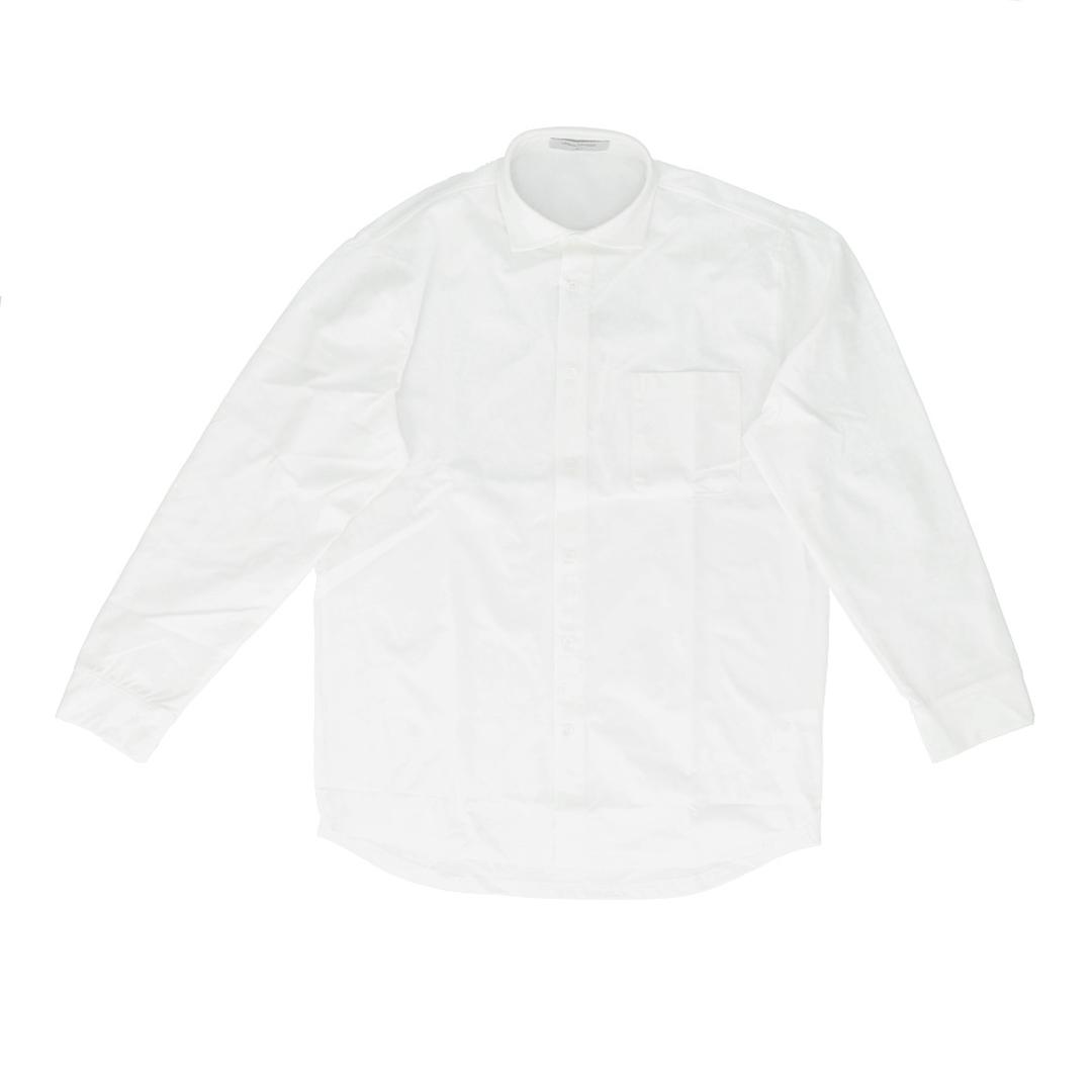 URBAN SQUARE シャツ 3531 通販 アーバンスクエア カッターシャツ ワイシャツ 襟付きシャツ 長袖シャツ メンズ 接触冷感 通勤 ビジネス シンプル ビジネスカジュアル オフィスカジュアル イージーケア きれいめ ストレッチ トップス 男性 WHITE Mサイズ