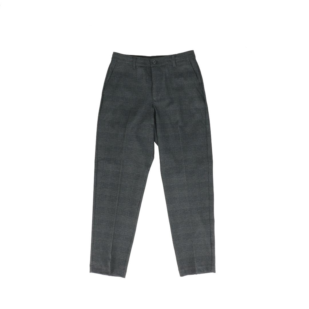 URBAN SQUARE パンツ 65302 通販 アーバンスクエア トラウザーパンツ スラックス ロングパンツ 長ズボン メンズ 裏起毛 通勤 シンプル 無地 ビジネスカジュアル オフィスカジュアル きれいめ イージーケア ボトムス 男性 紳士 ヘリンボンCHARCOAL Sサイズ